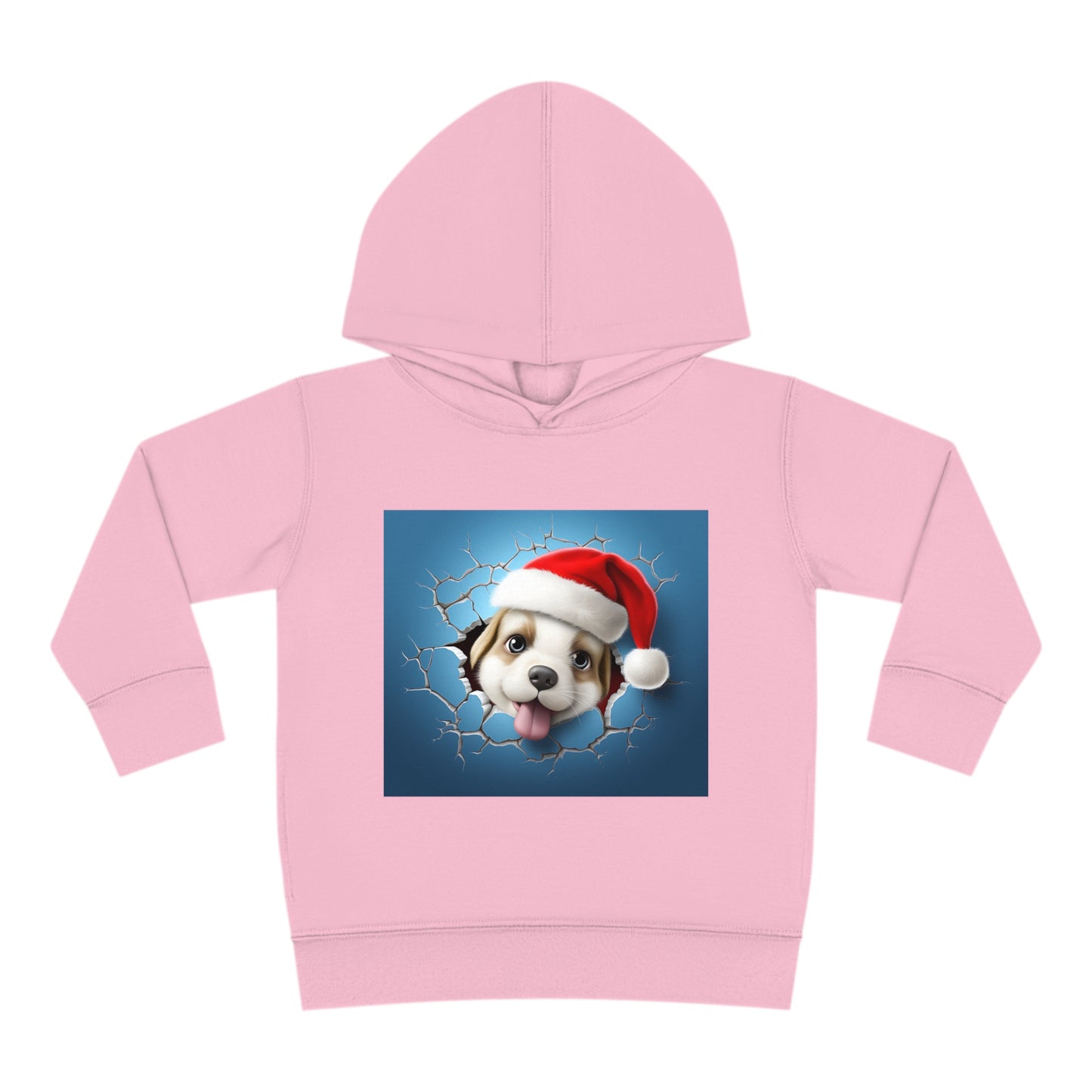 ~Baby Puppy~ 3D Christmas Toddler Pullover Fleece Hoodie by Rabbit Skins