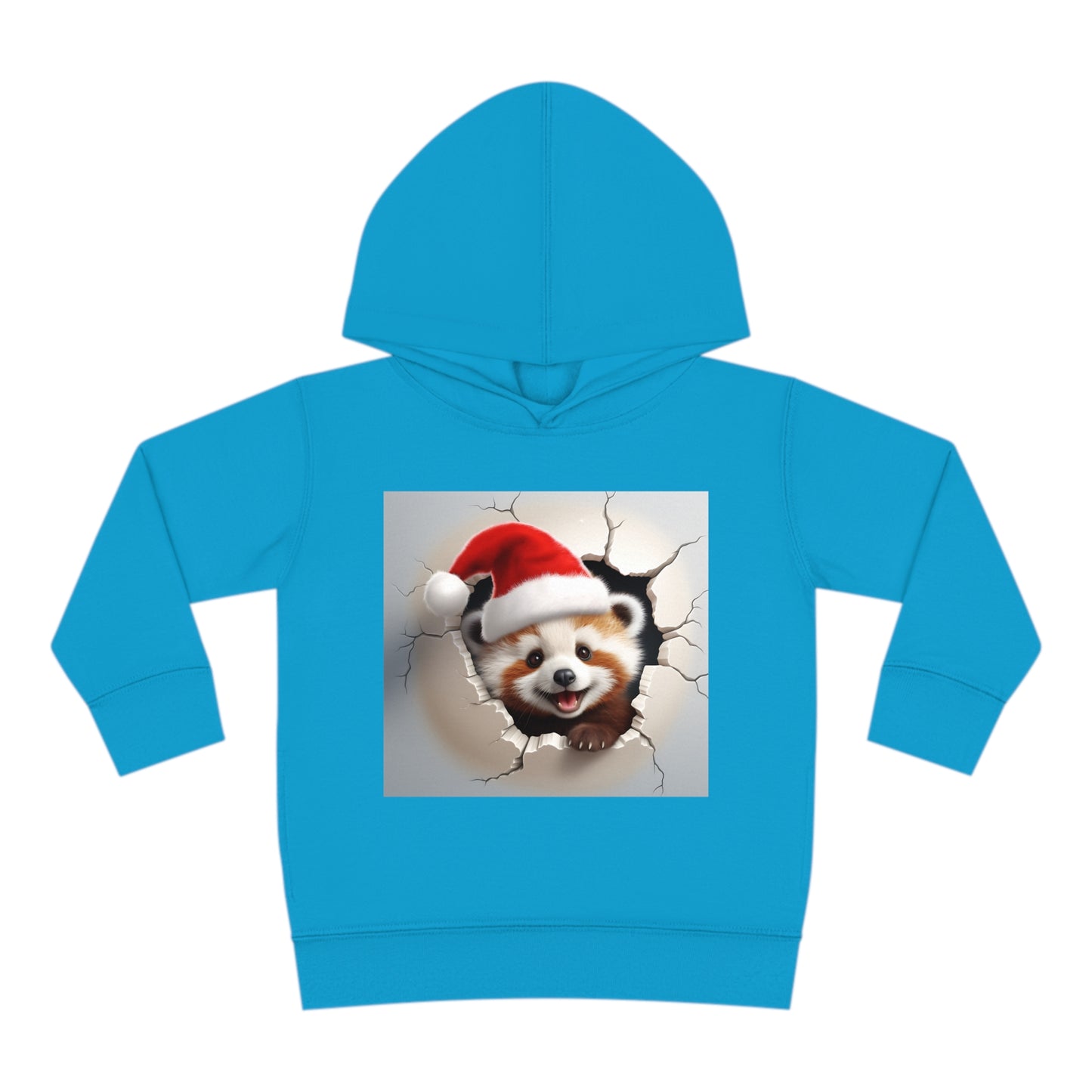 ~Baby Red Panda~ 3D Christmas Toddler Pullover Fleece Hoodie by Rabbit Skins