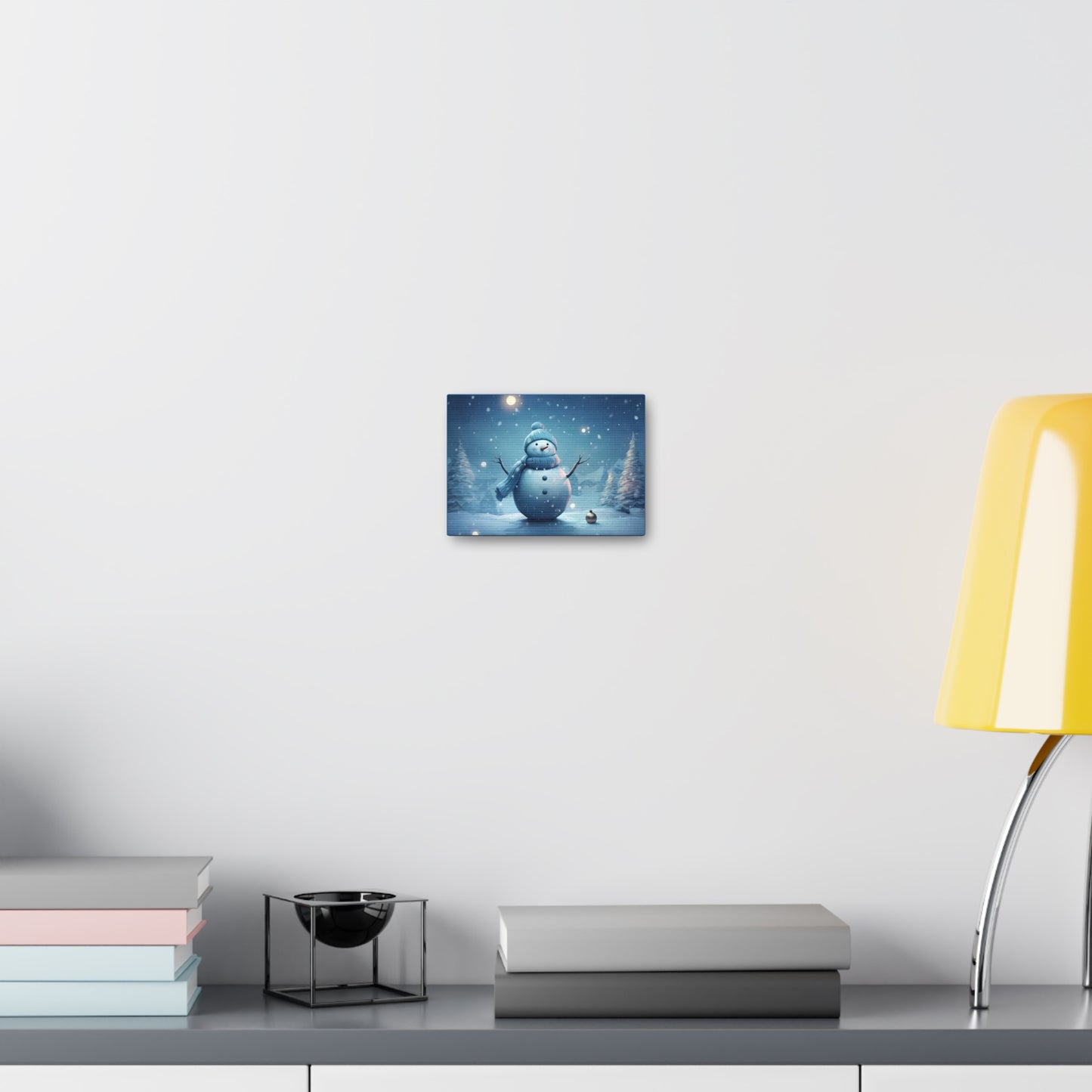 ~Blue Snowman~ Canvas Gallery Wraps