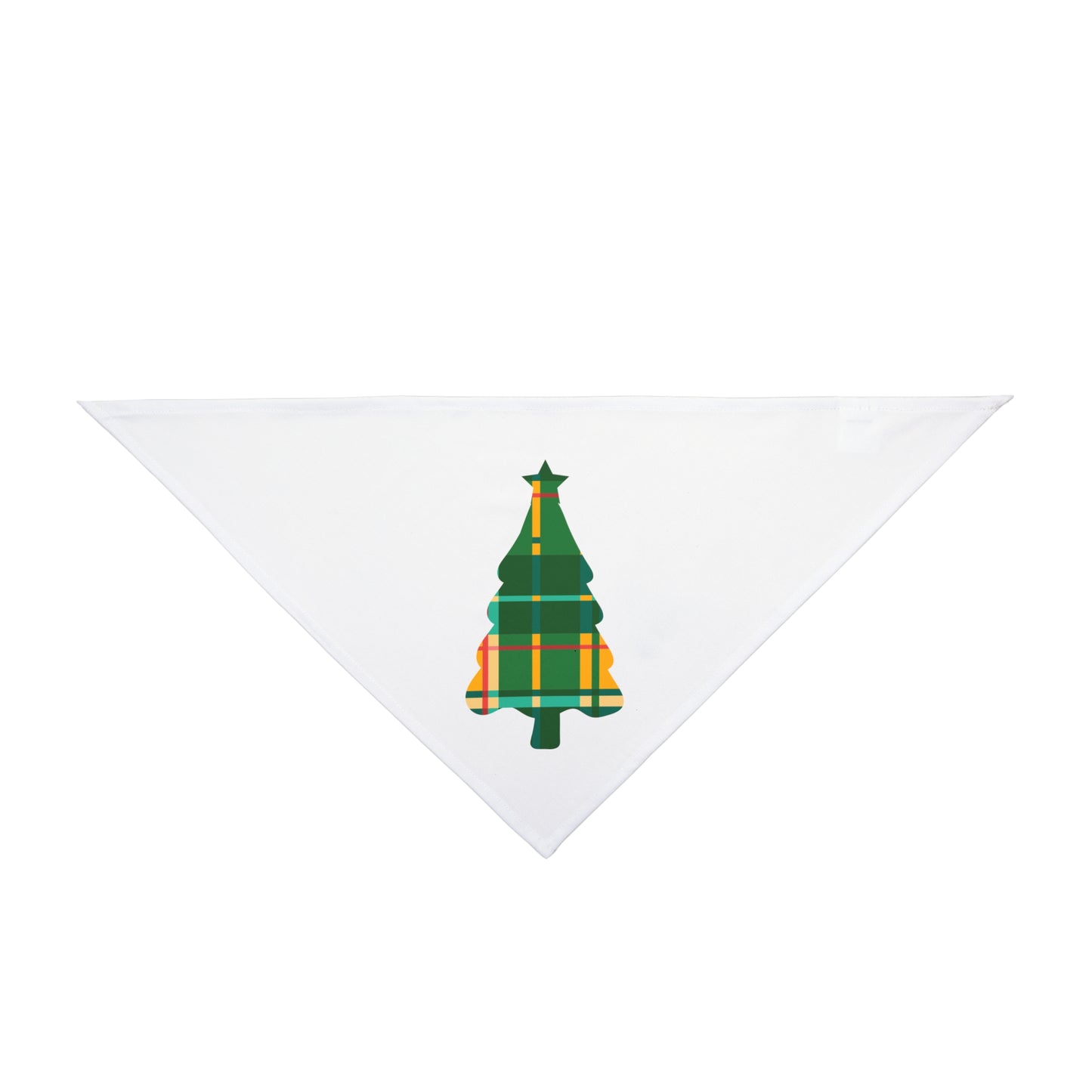 ~Tartan Christmas Tree~ Pet Bandana