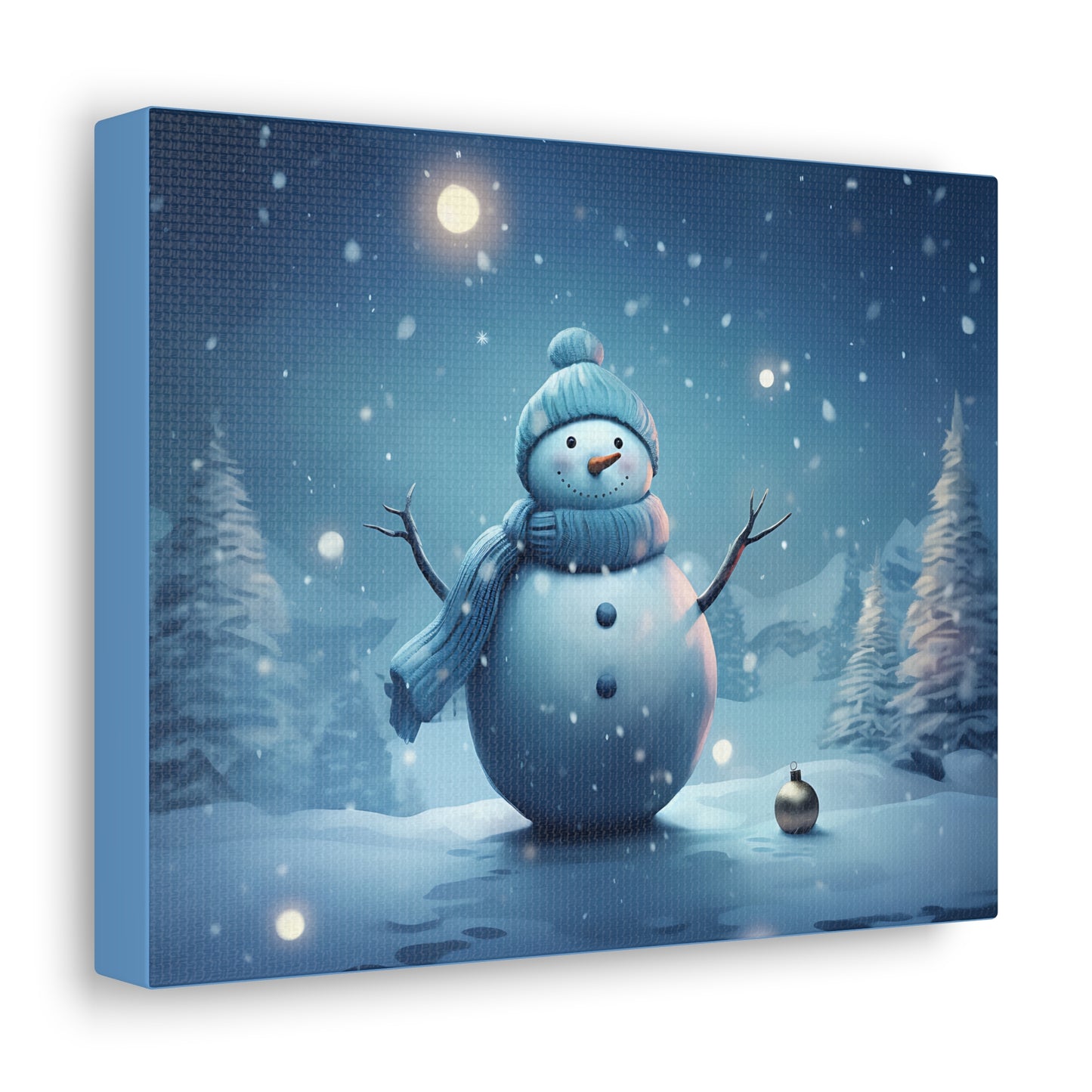 ~Blue Snowman~ Canvas Gallery Wraps