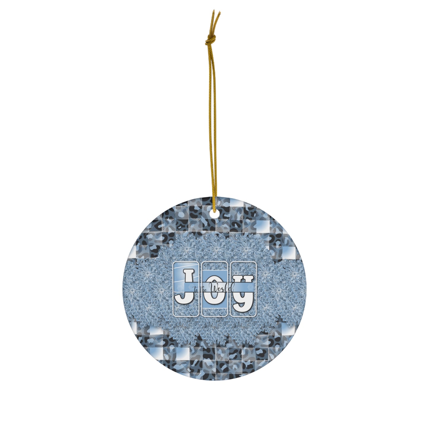 ~Joy to the World~ Ceramic Ornament