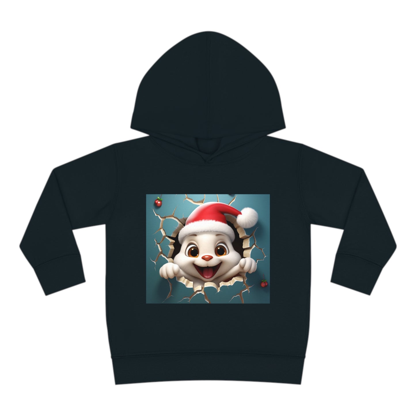 ~Bunny~ 3D Christmas Toddler Pullover Fleece Hoodie by Rabbit Skins