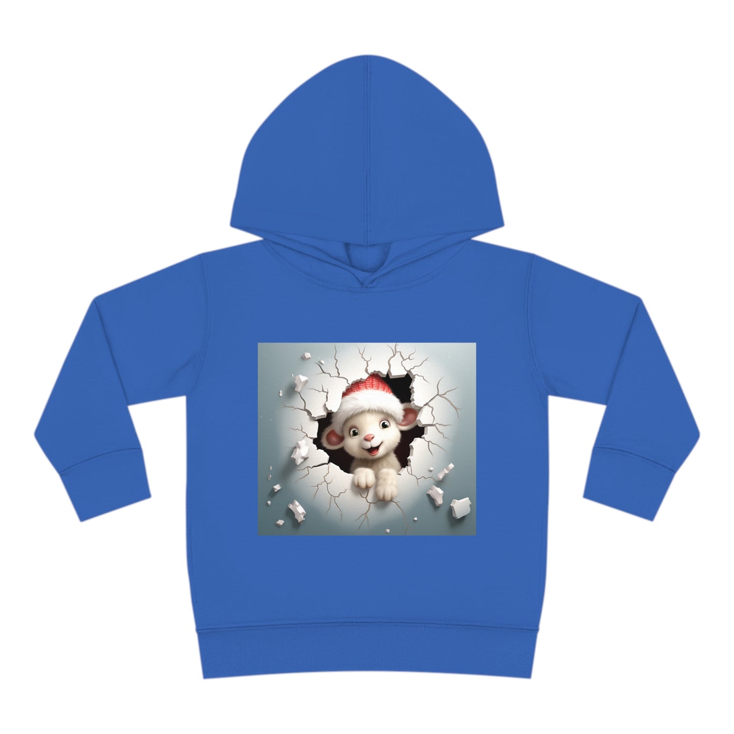 ~Baby Lamb~ 3D Christmas Toddler Pullover Fleece Hoodie by Rabbit Skins