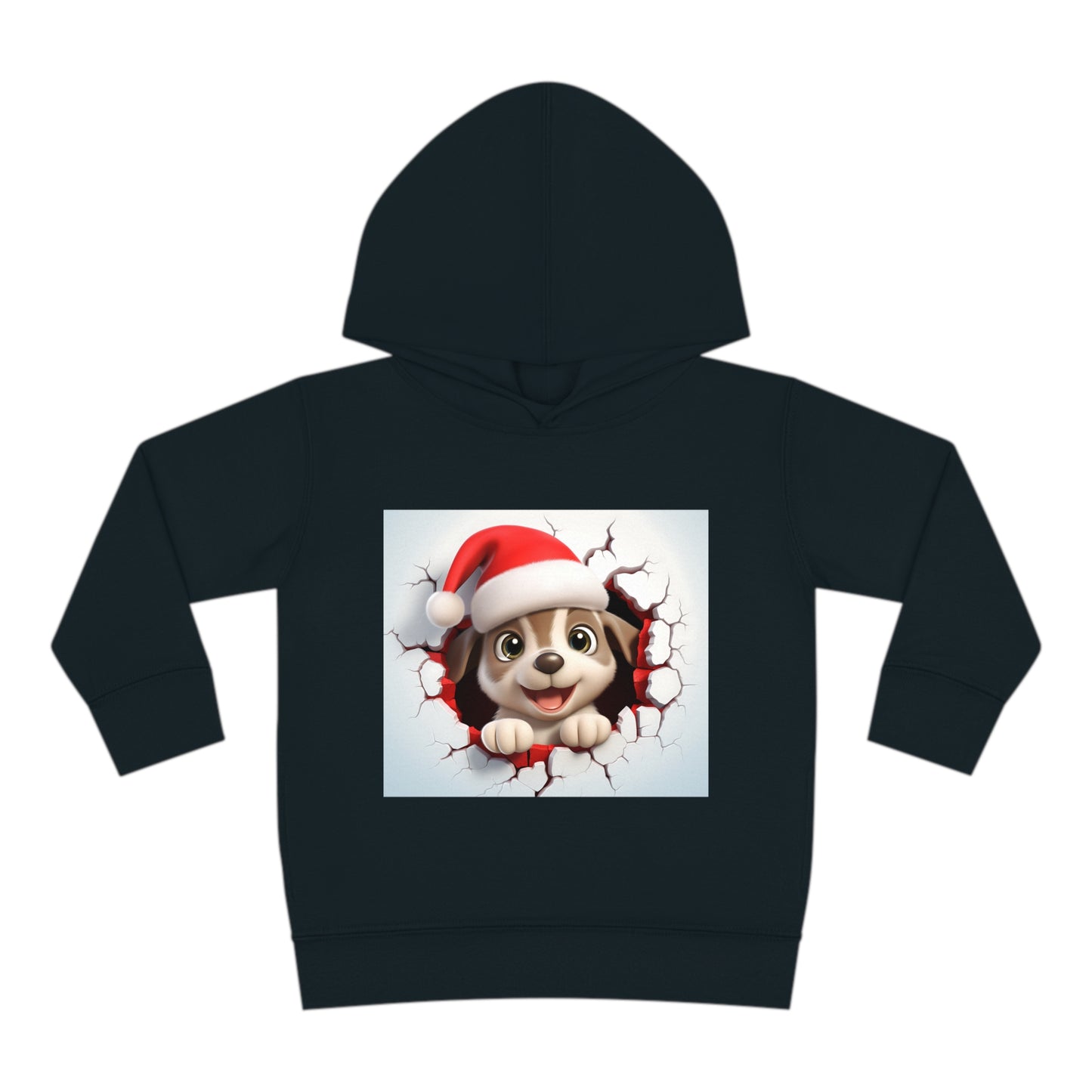 ~Puppy~ 3D Christmas Toddler Pullover Fleece Hoodie by Rabbit Skins