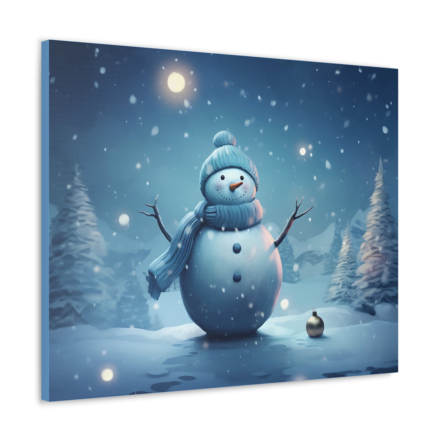 ~Blue Snowman~ Canvas Gallery Wraps