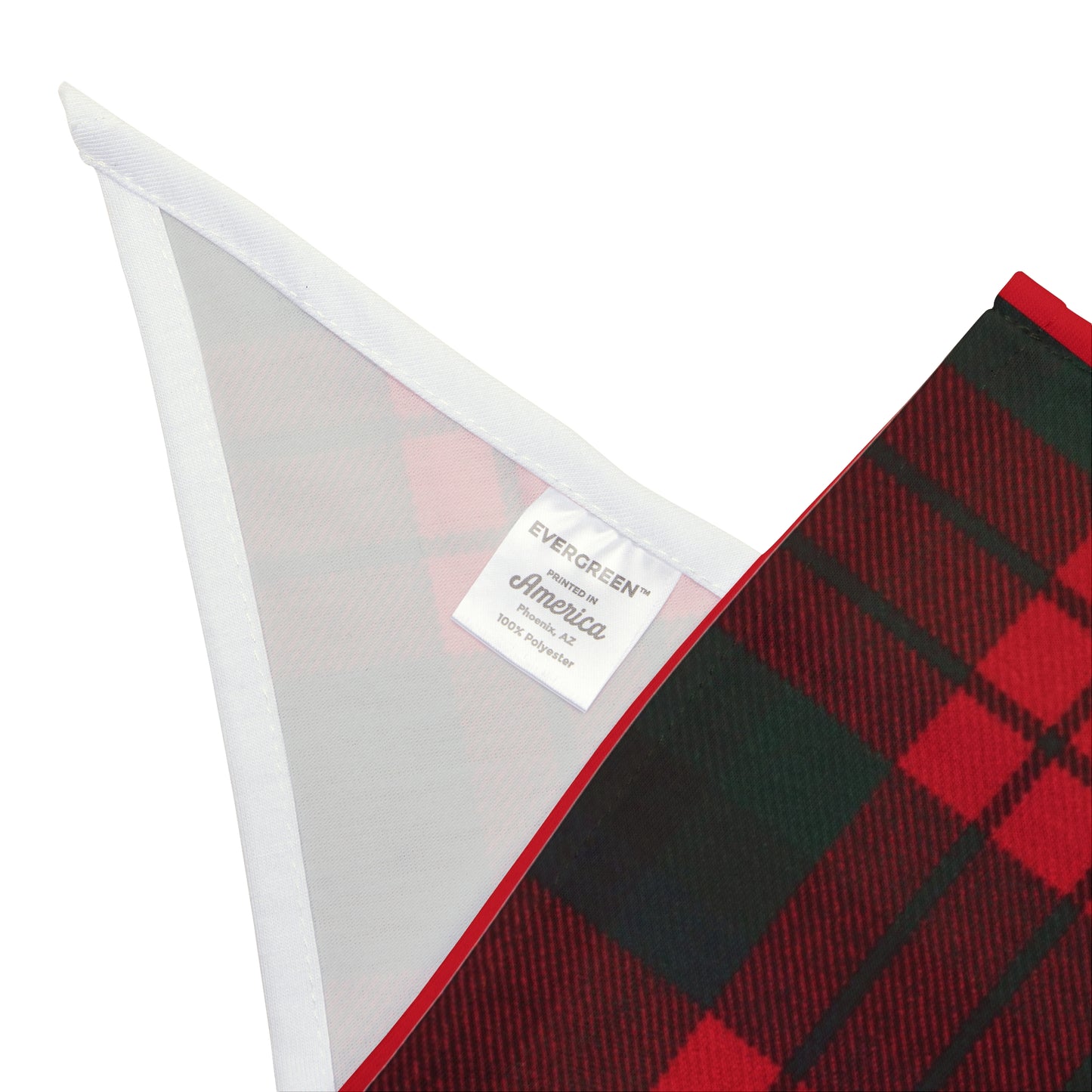 ~Red & Black Christmas Tartan~ Pet Bandana