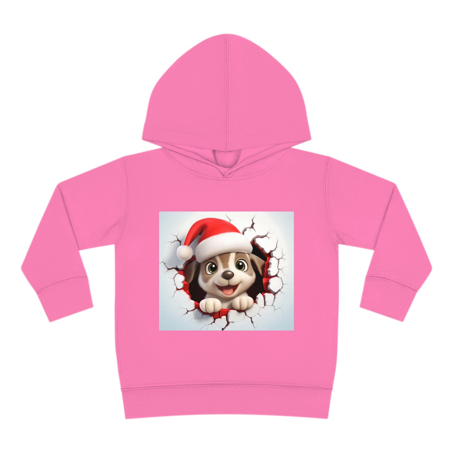 ~Puppy~ 3D Christmas Toddler Pullover Fleece Hoodie by Rabbit Skins