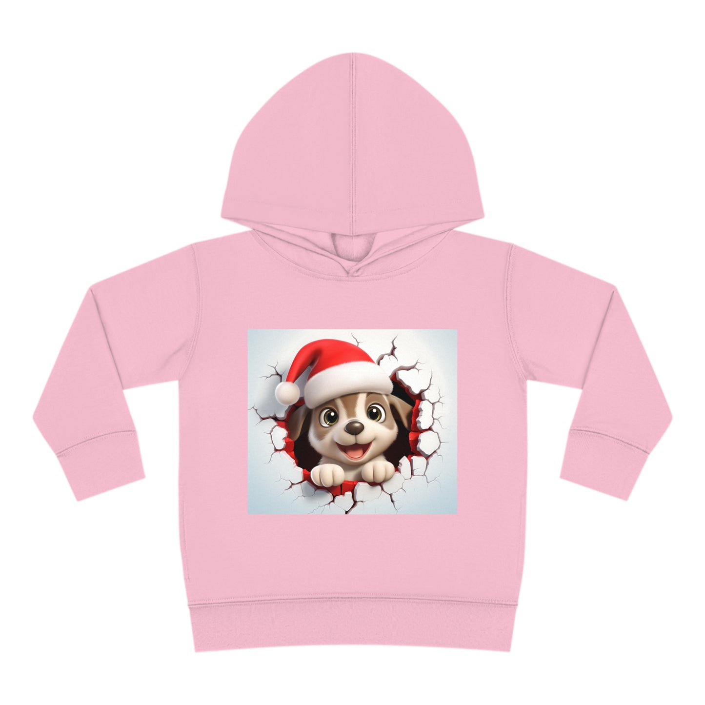 ~Puppy~ 3D Christmas Toddler Pullover Fleece Hoodie by Rabbit Skins
