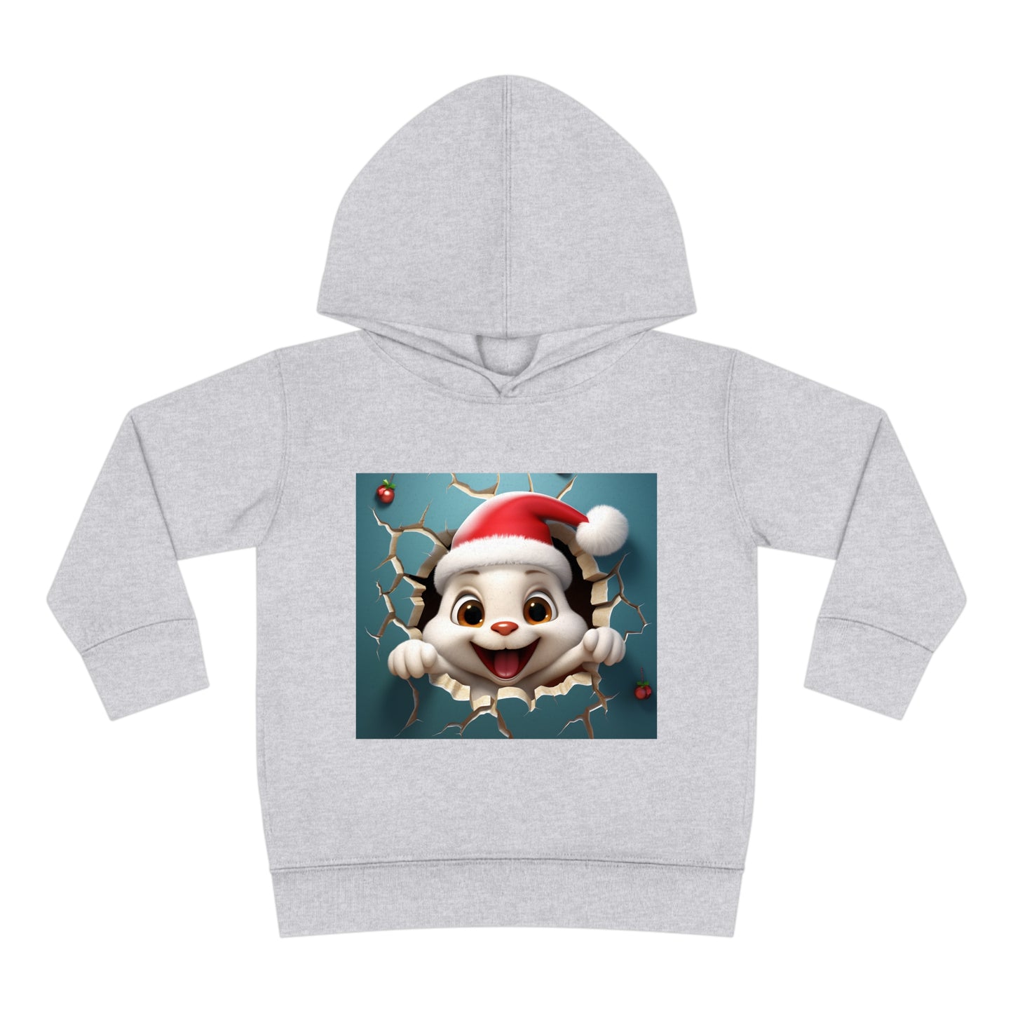 ~Bunny~ 3D Christmas Toddler Pullover Fleece Hoodie by Rabbit Skins