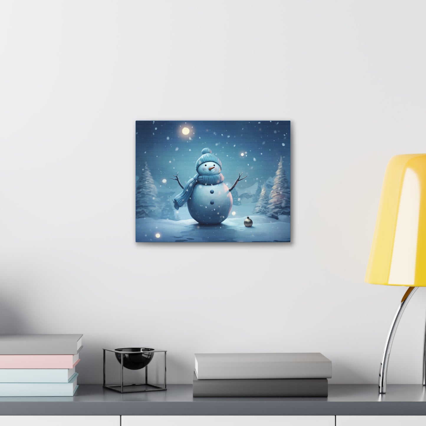 ~Blue Snowman~ Canvas Gallery Wraps