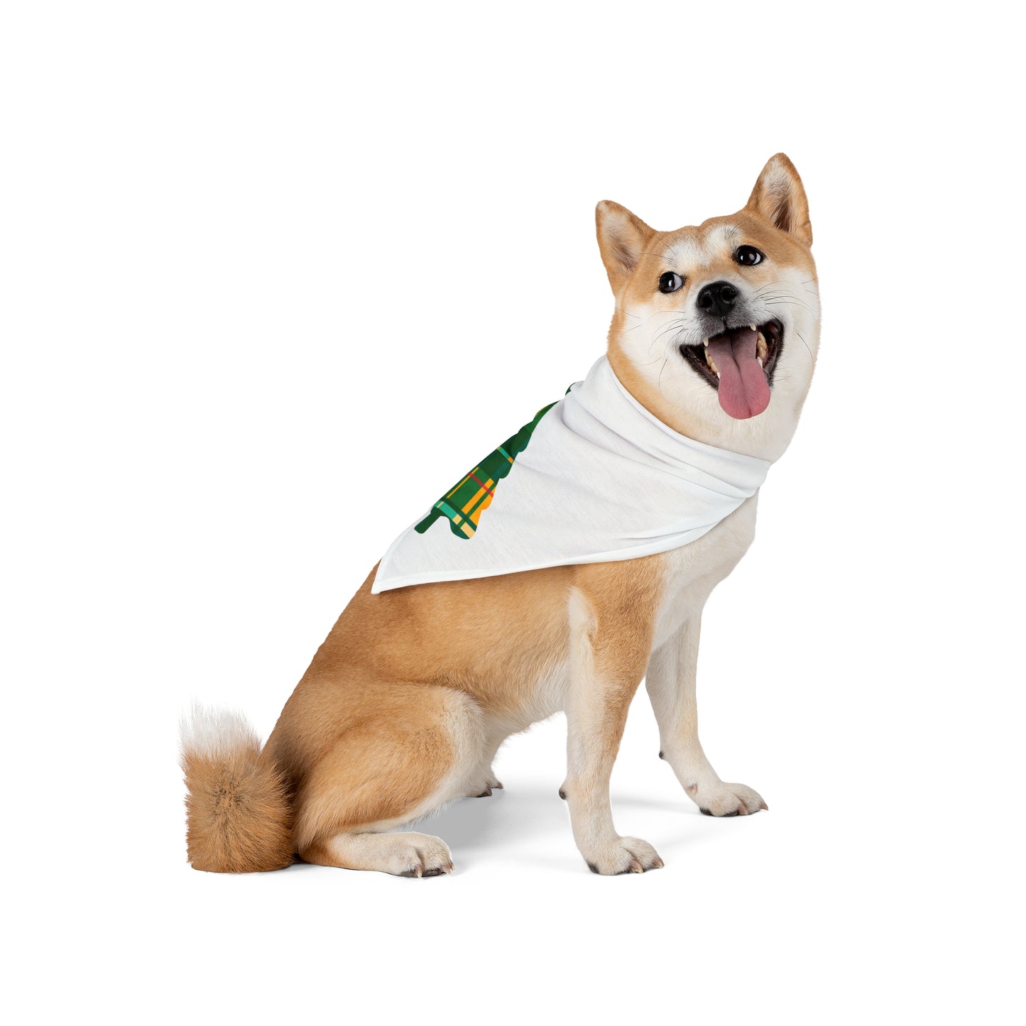 ~Tartan Christmas Tree~ Pet Bandana