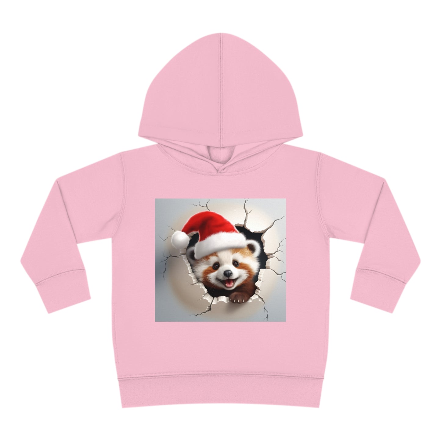 ~Baby Red Panda~ 3D Christmas Toddler Pullover Fleece Hoodie by Rabbit Skins