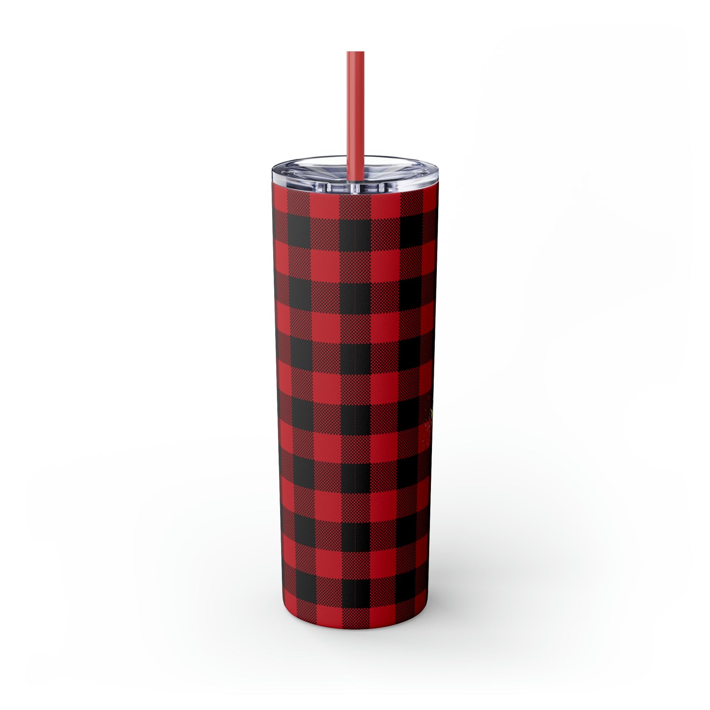 ~Antique Truck~ Christmas Skinny Tumbler with Straw, 20oz