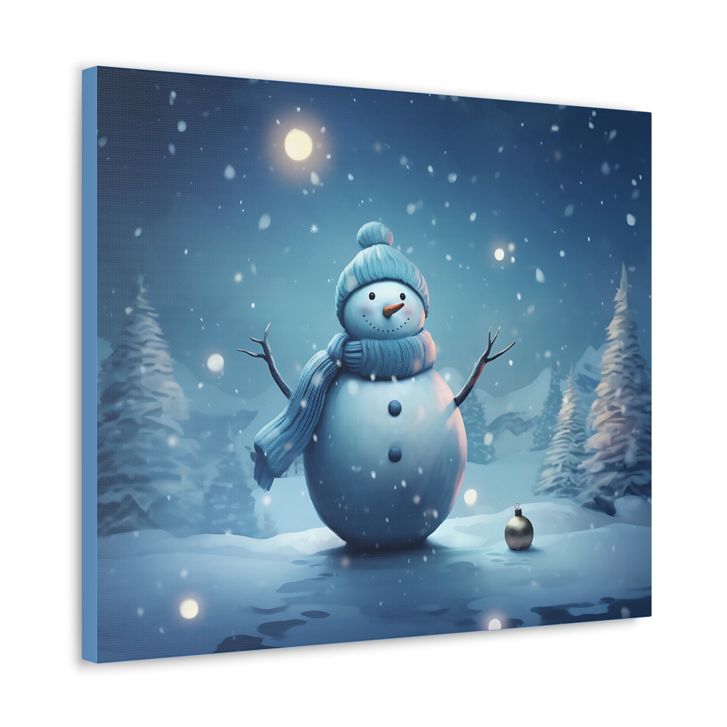 ~Blue Snowman~ Canvas Gallery Wraps