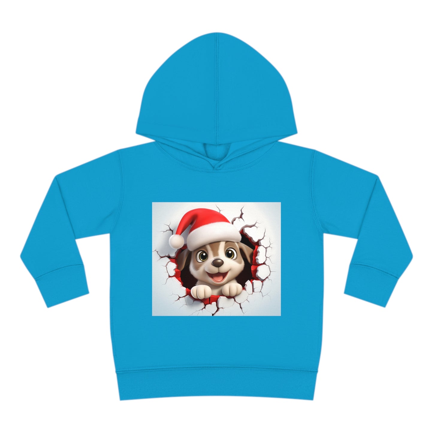 ~Puppy~ 3D Christmas Toddler Pullover Fleece Hoodie by Rabbit Skins