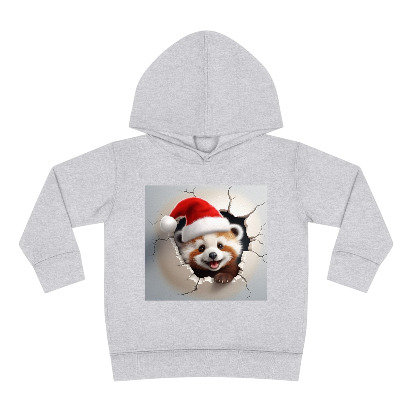 ~Baby Red Panda~ 3D Christmas Toddler Pullover Fleece Hoodie by Rabbit Skins