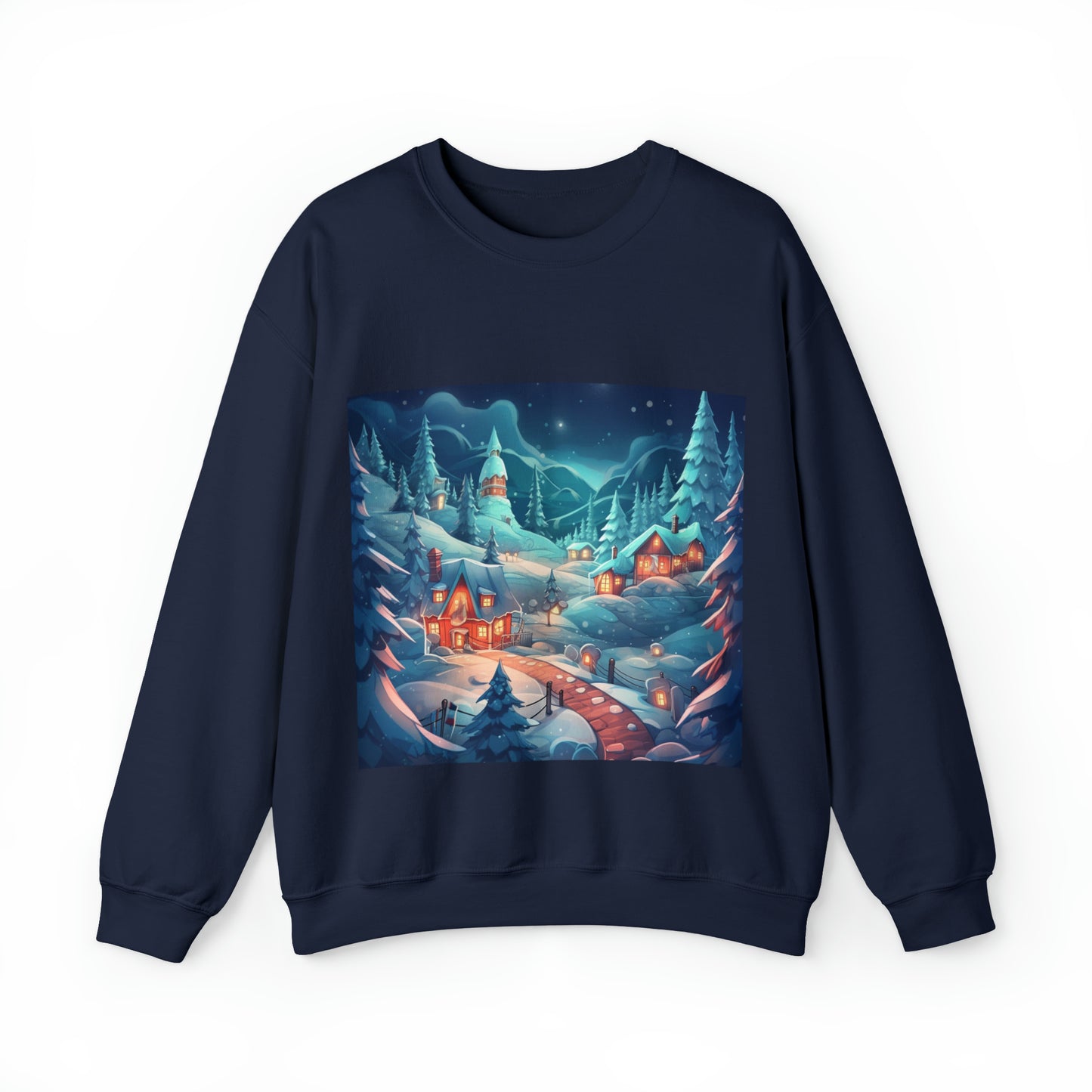 ~Small Town Christmas~ Unisex Heavy Blend™ Crewneck Sweatshirt