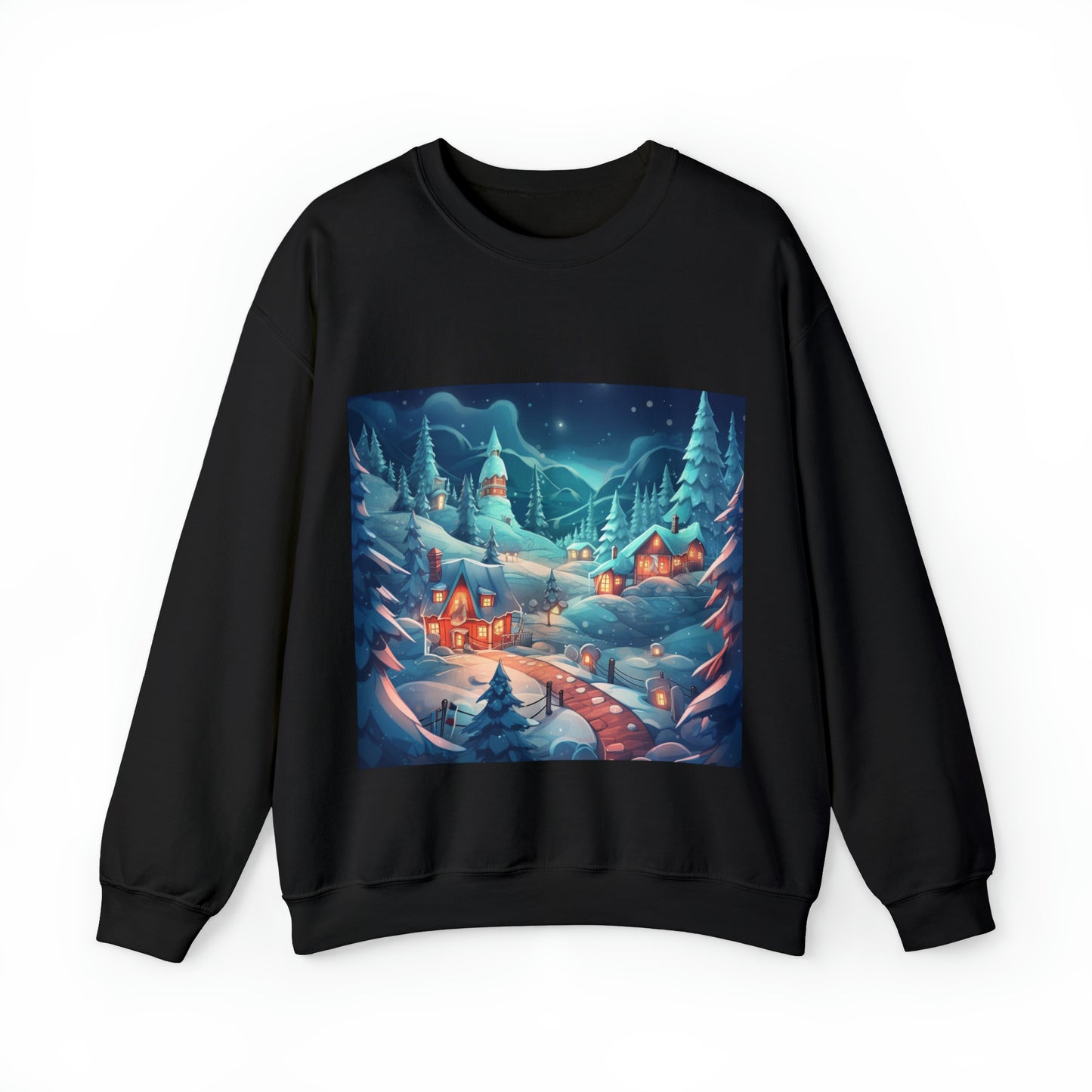 ~Small Town Christmas~ Unisex Heavy Blend™ Crewneck Sweatshirt