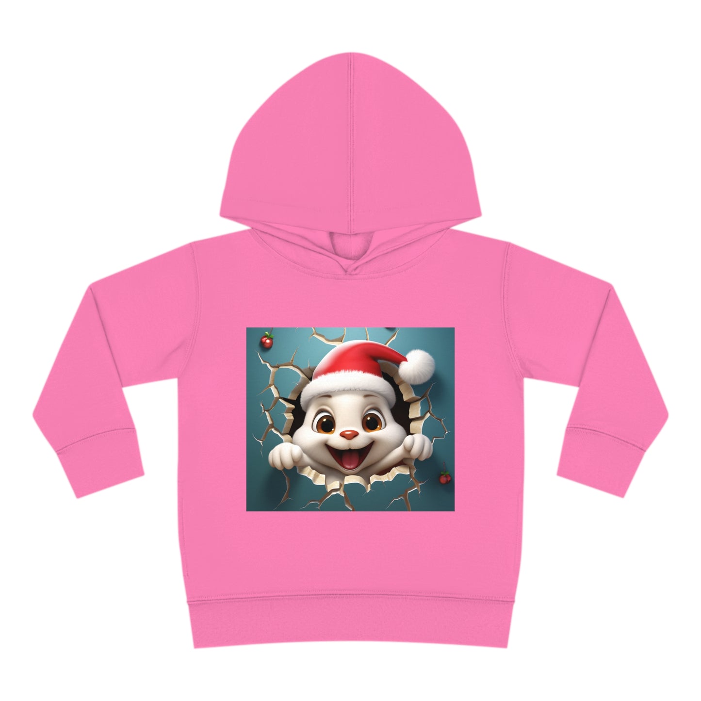 ~Bunny~ 3D Christmas Toddler Pullover Fleece Hoodie by Rabbit Skins