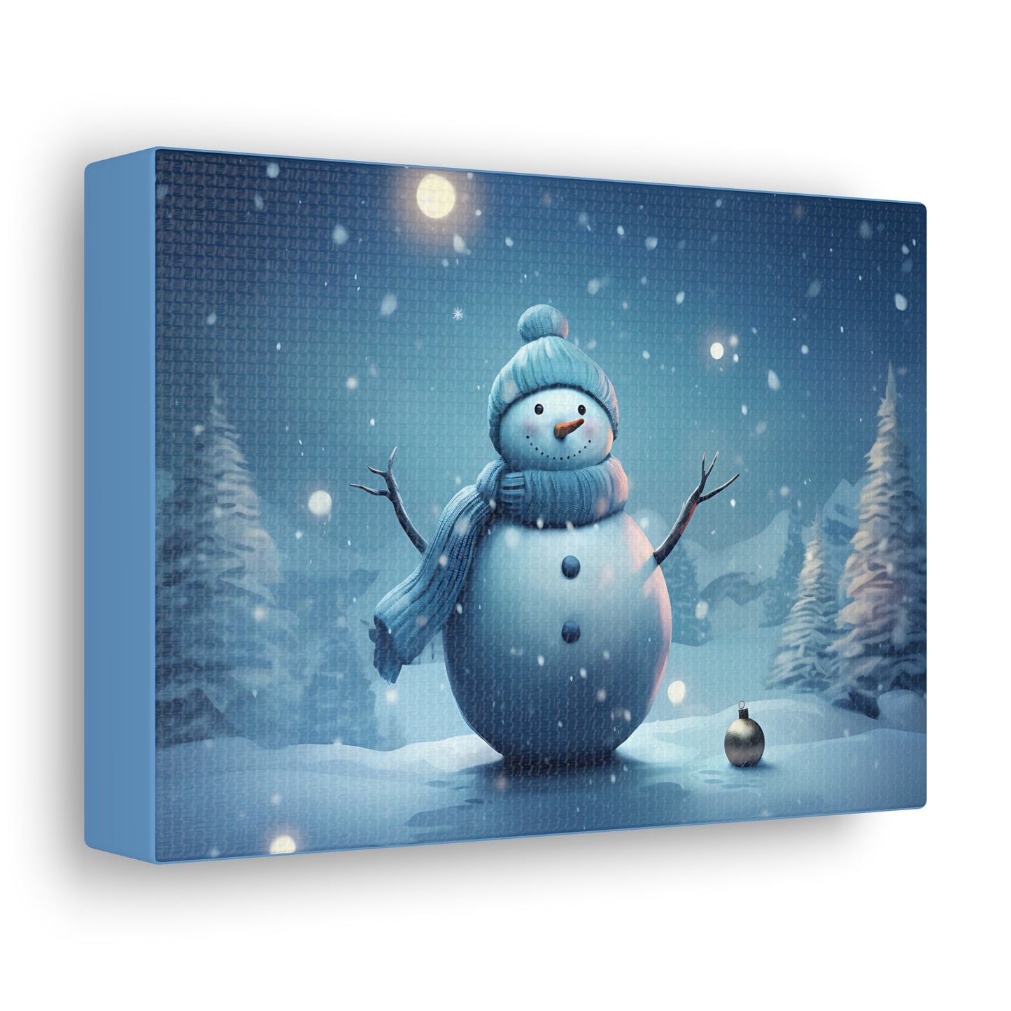 ~Blue Snowman~ Canvas Gallery Wraps
