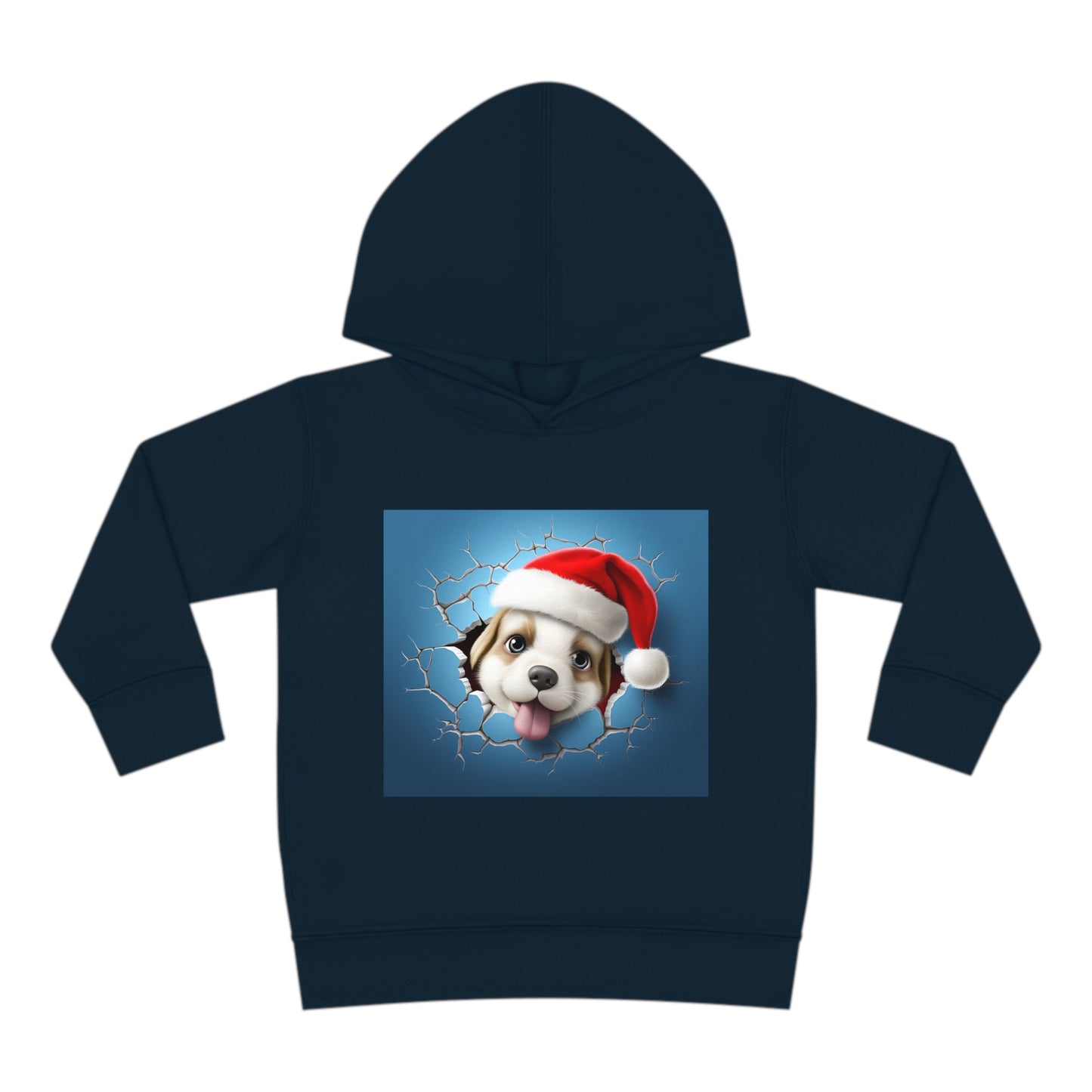~Baby Puppy~ 3D Christmas Toddler Pullover Fleece Hoodie by Rabbit Skins
