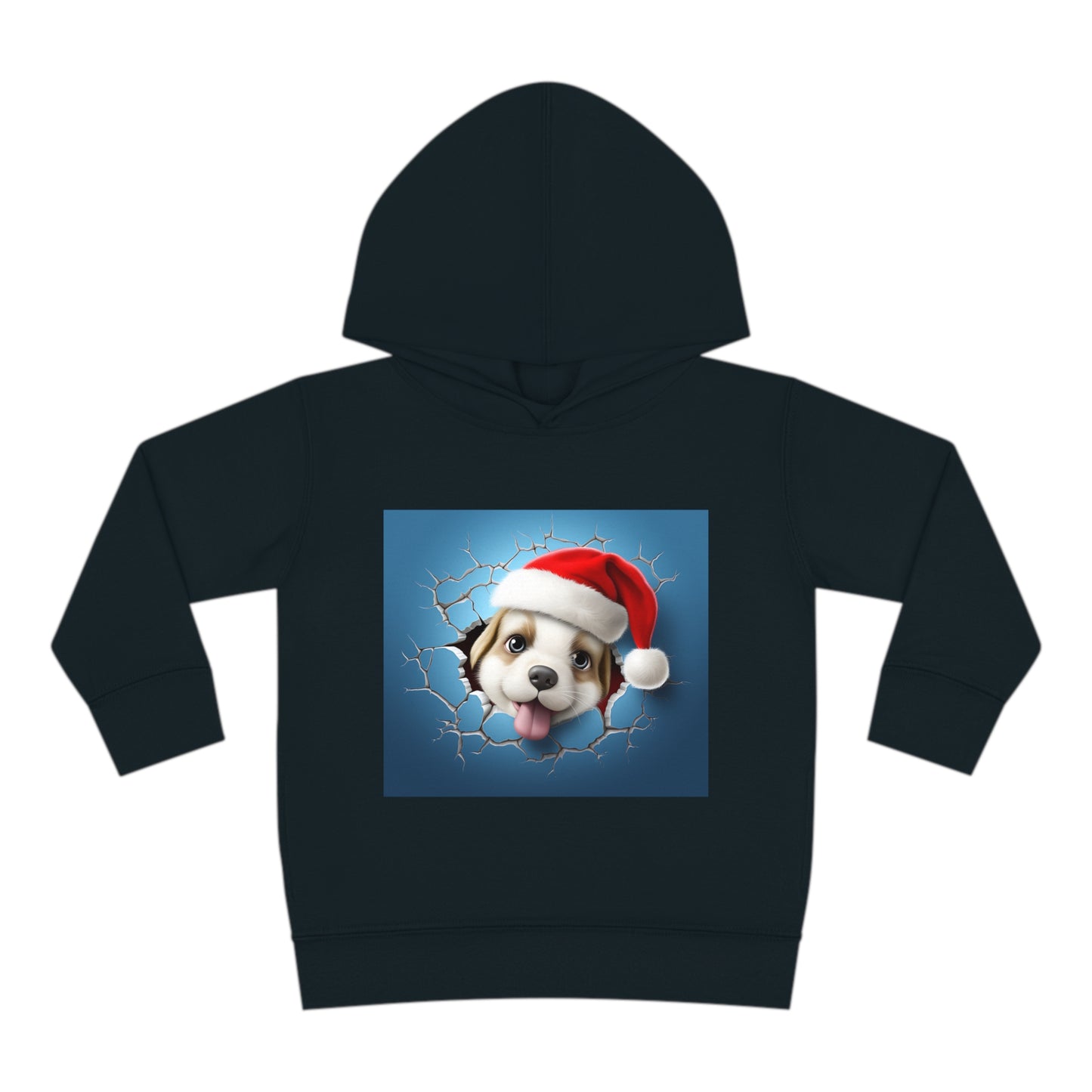 ~Baby Puppy~ 3D Christmas Toddler Pullover Fleece Hoodie by Rabbit Skins
