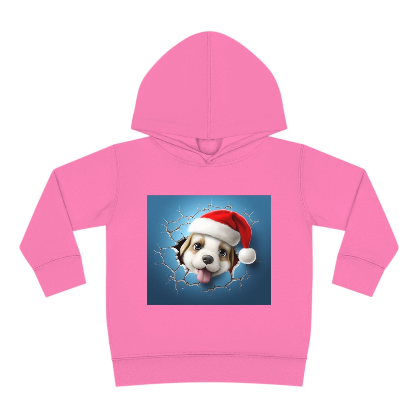 ~Baby Puppy~ 3D Christmas Toddler Pullover Fleece Hoodie by Rabbit Skins