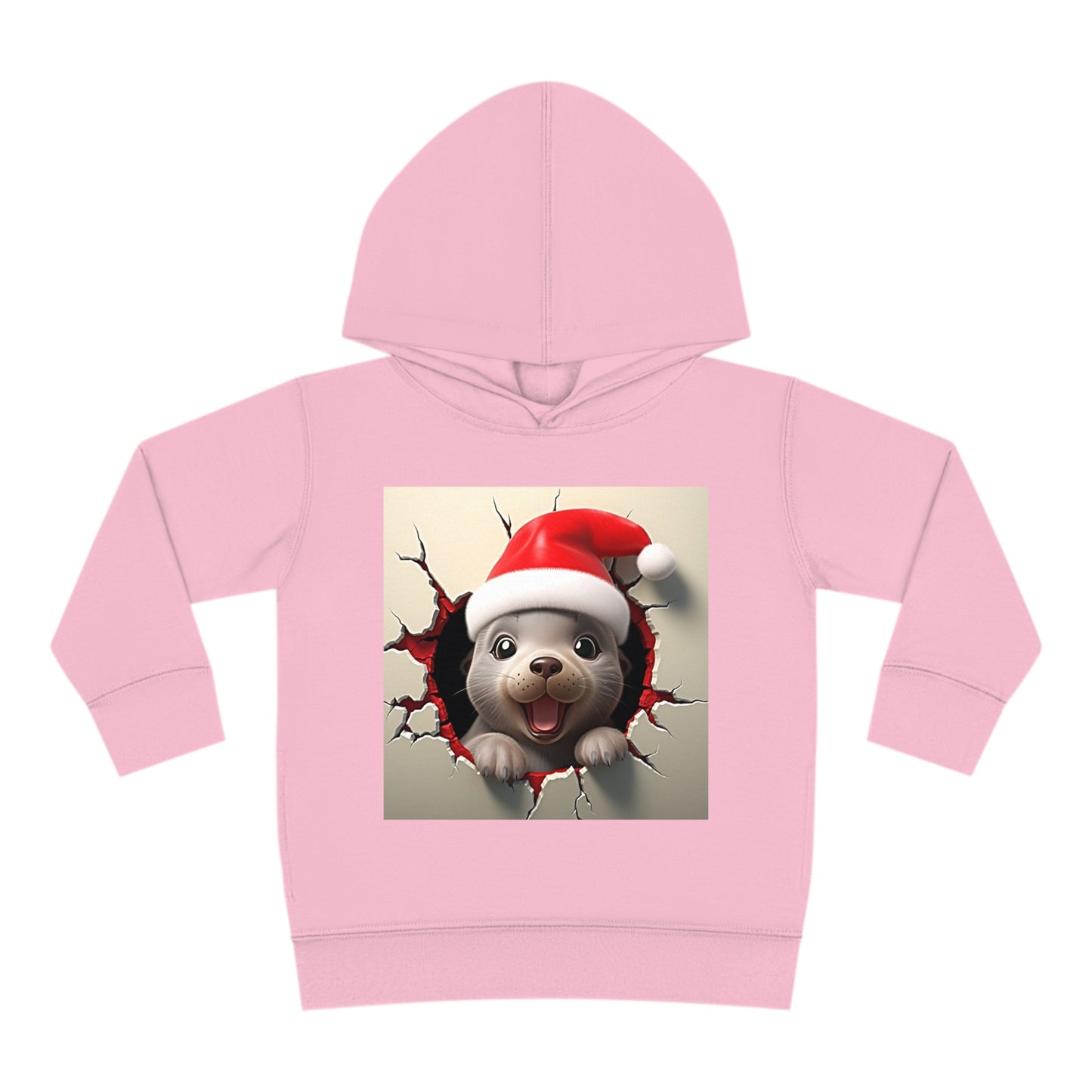 Copy of ~Baby Seal Cub~ 3D Christmas Toddler Pullover Fleece Hoodie by Rabbit Skins