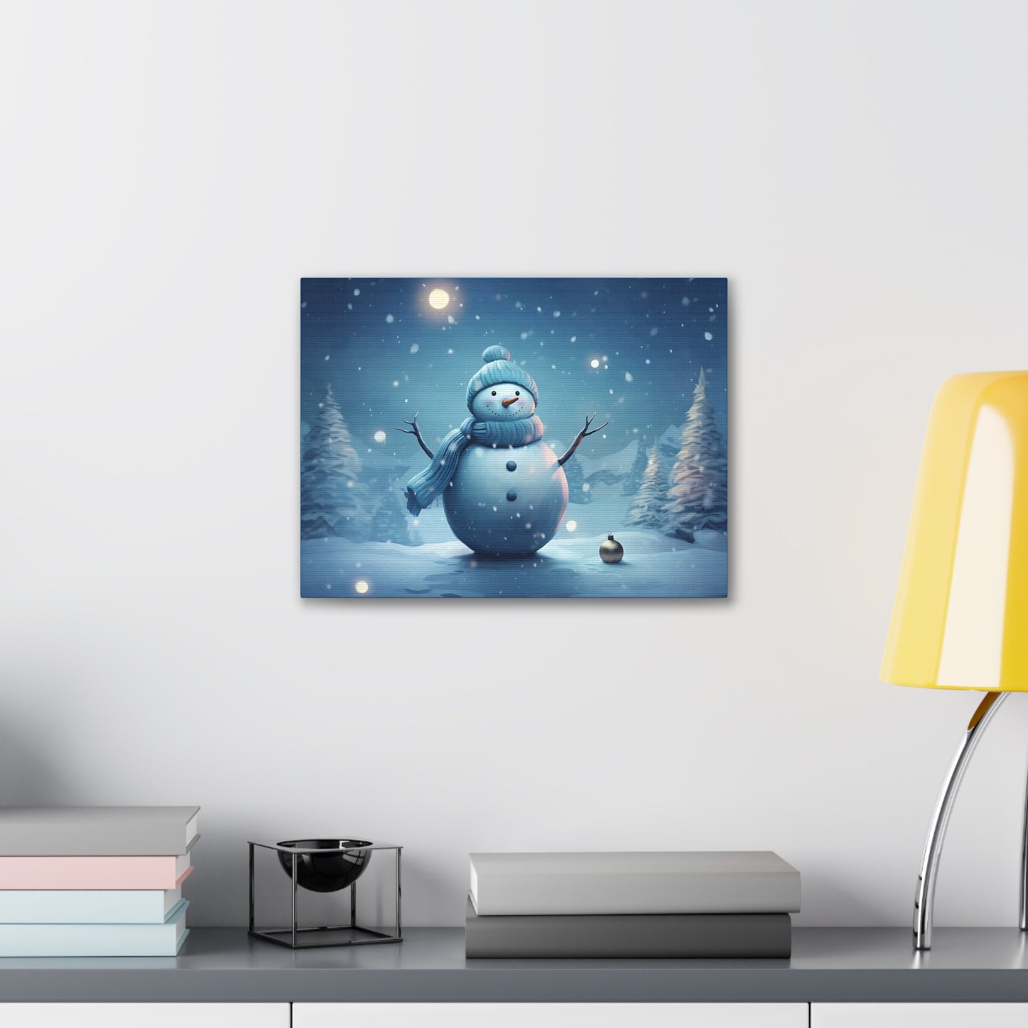 ~Blue Snowman~ Canvas Gallery Wraps