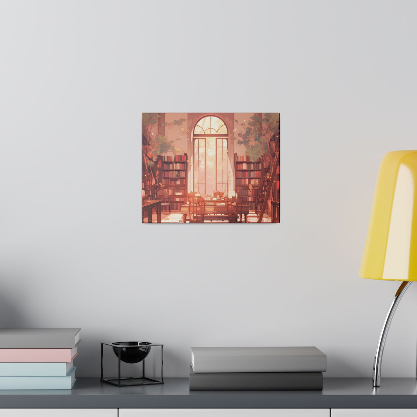 ~Academia Book Collection~ Watercolor Print Matte Canvas, Stretched, 0.75"