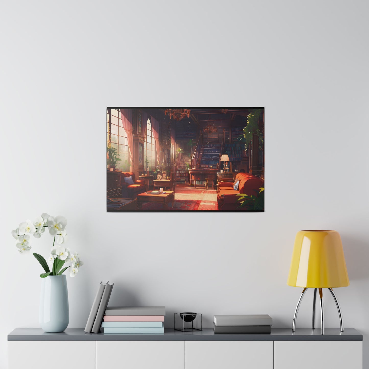 Dark Academia ~Favorite Study~ Matte Canvas, Stretched, 0.75"