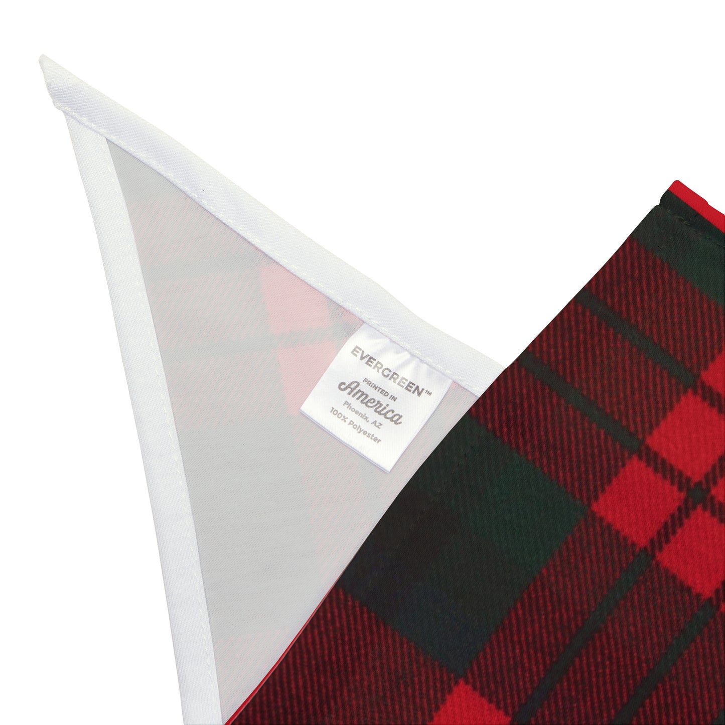 ~Red & Black Christmas Tartan~ Pet Bandana