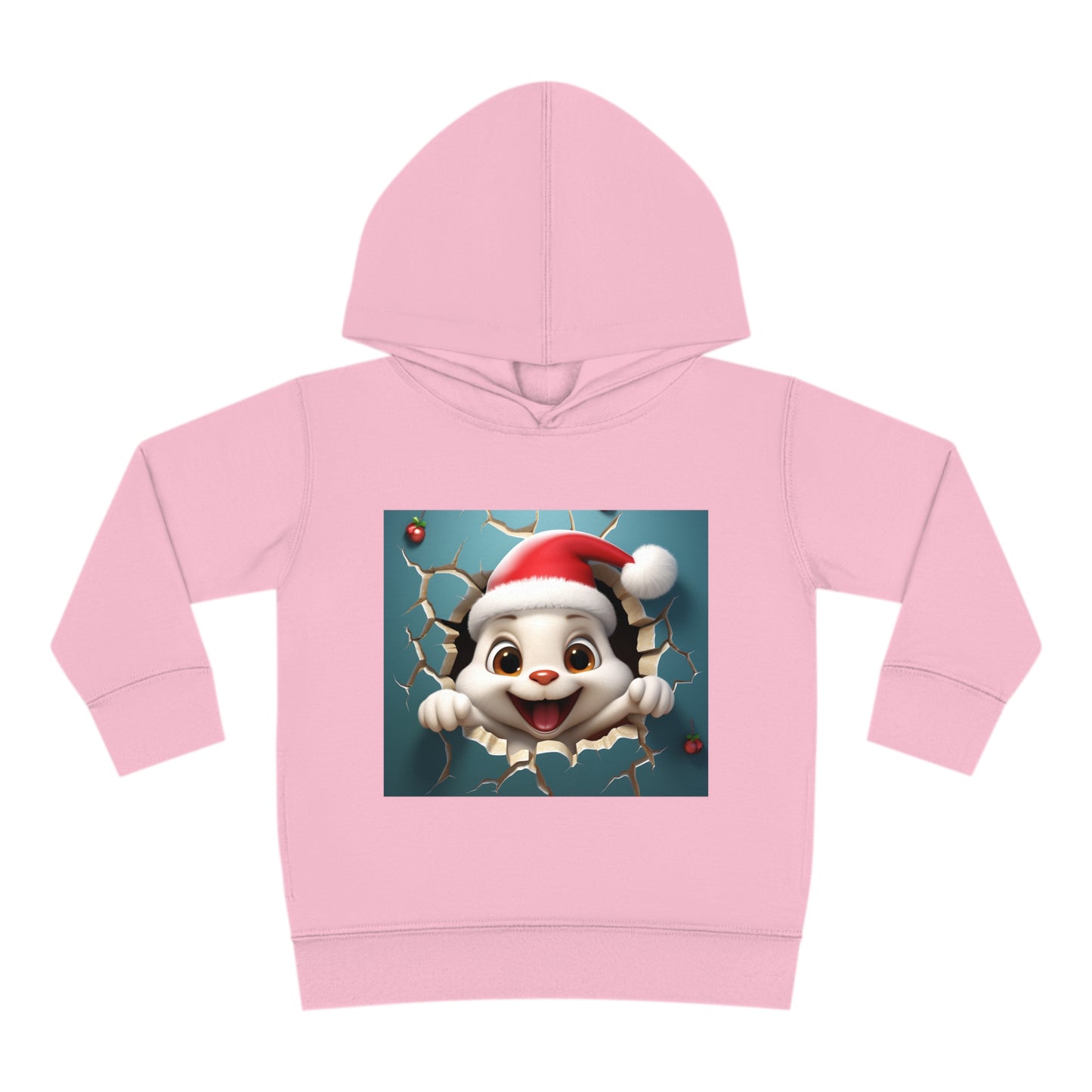~Bunny~ 3D Christmas Toddler Pullover Fleece Hoodie by Rabbit Skins