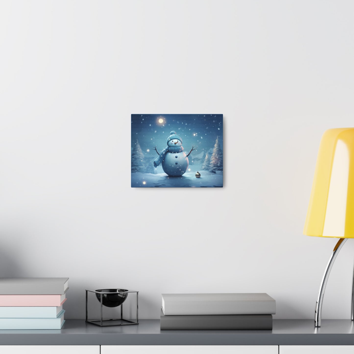 ~Blue Snowman~ Canvas Gallery Wraps