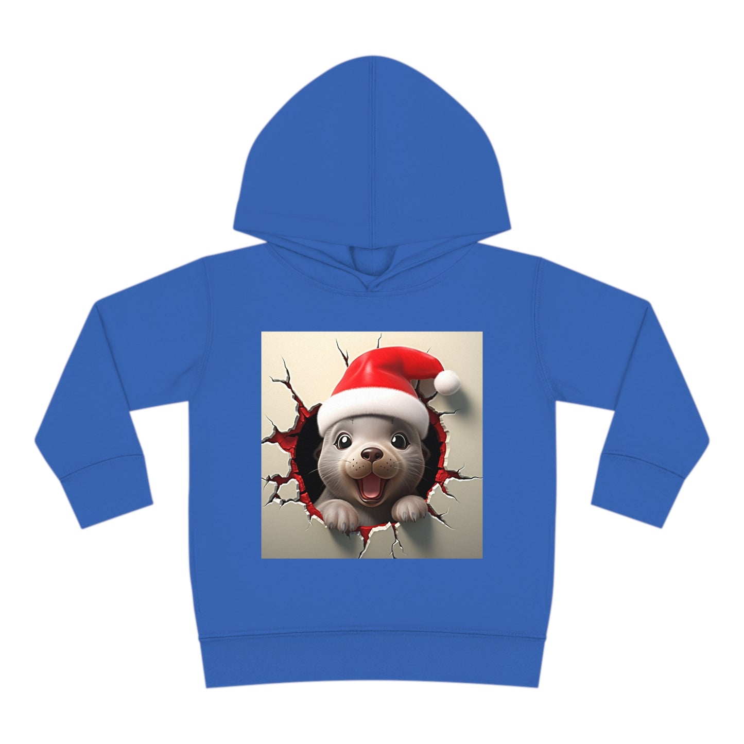 Copy of ~Baby Seal Cub~ 3D Christmas Toddler Pullover Fleece Hoodie by Rabbit Skins