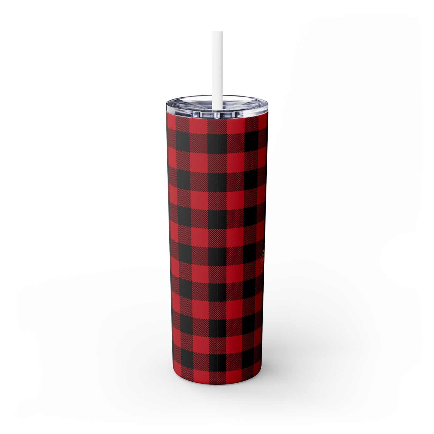 ~Antique Truck~ Christmas Skinny Tumbler with Straw, 20oz