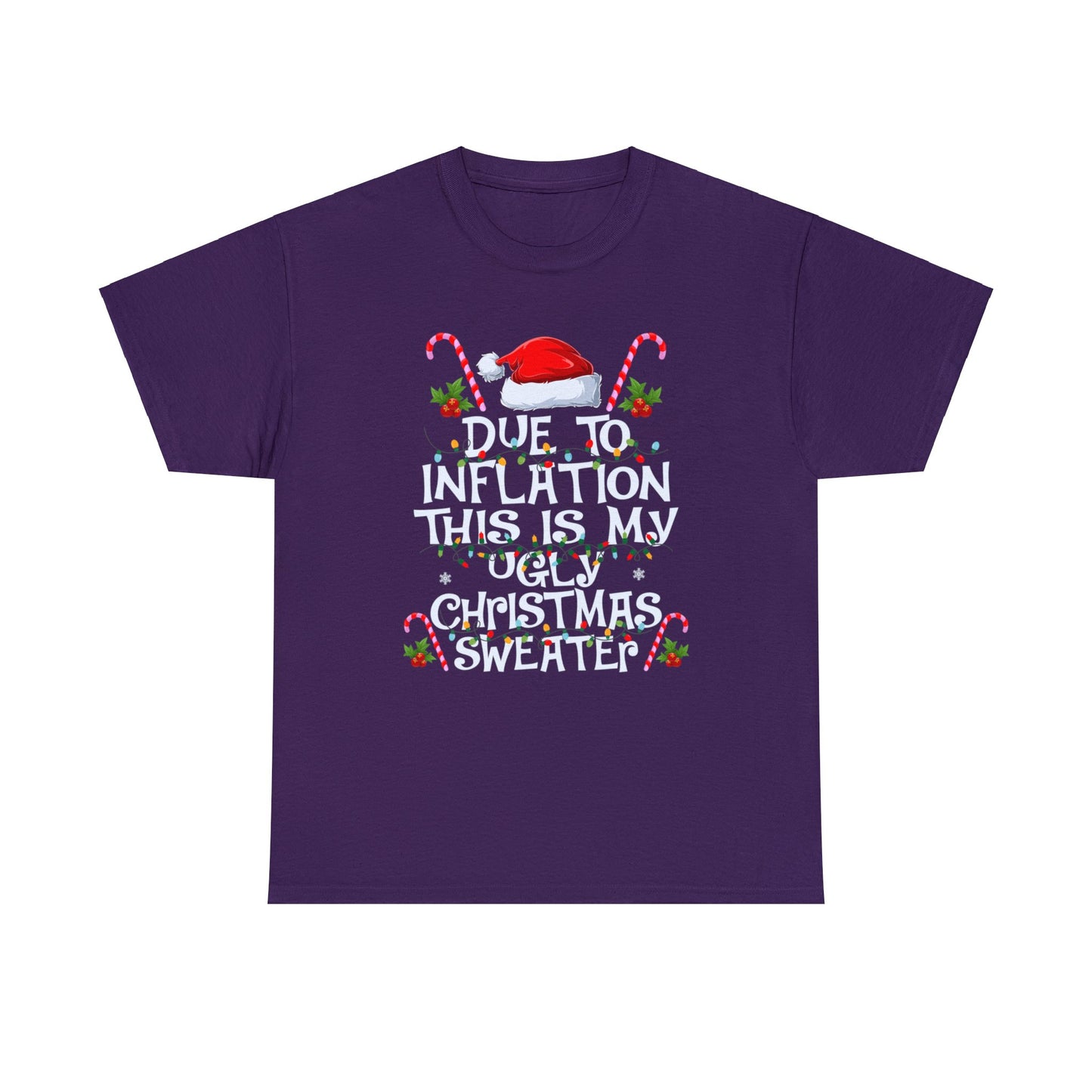 ~Inflation Ugly Christmas Sweater~ Unisex Heavy Cotton Tee