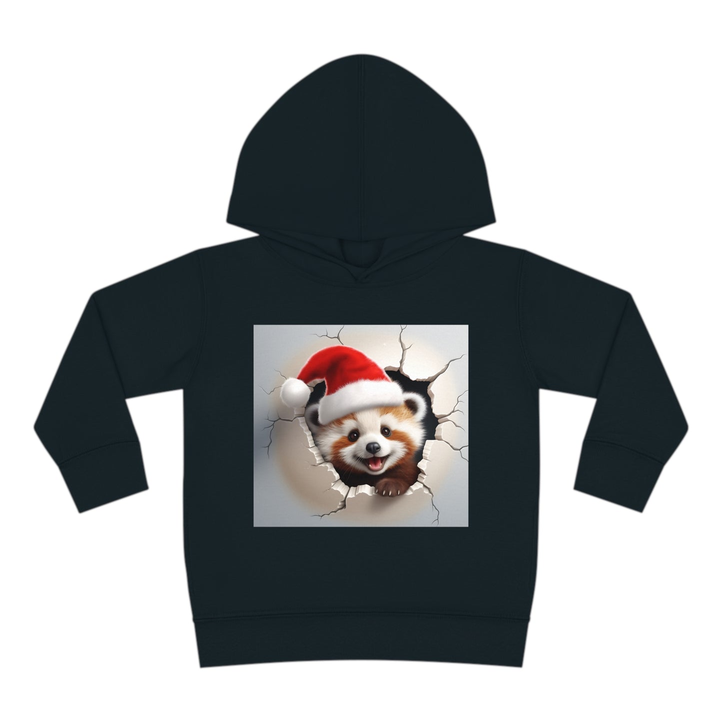~Baby Red Panda~ 3D Christmas Toddler Pullover Fleece Hoodie by Rabbit Skins