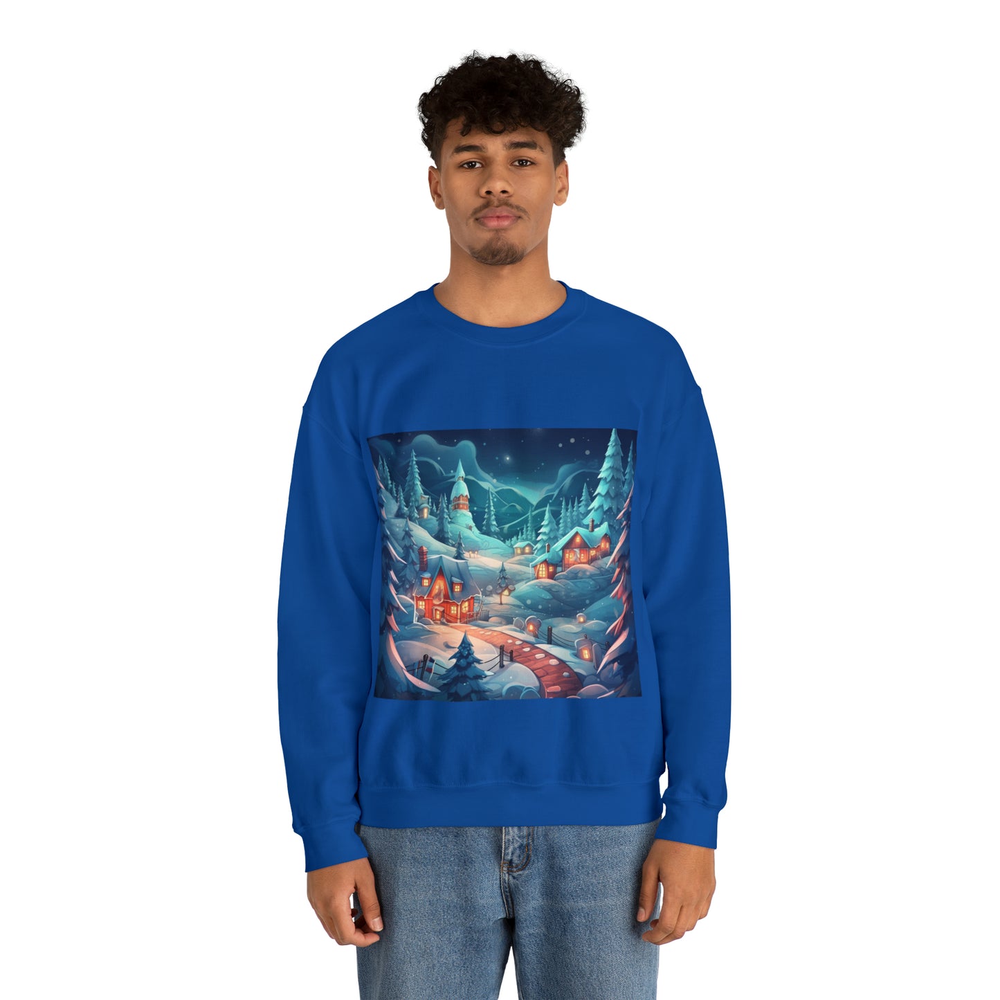 ~Small Town Christmas~ Unisex Heavy Blend™ Crewneck Sweatshirt