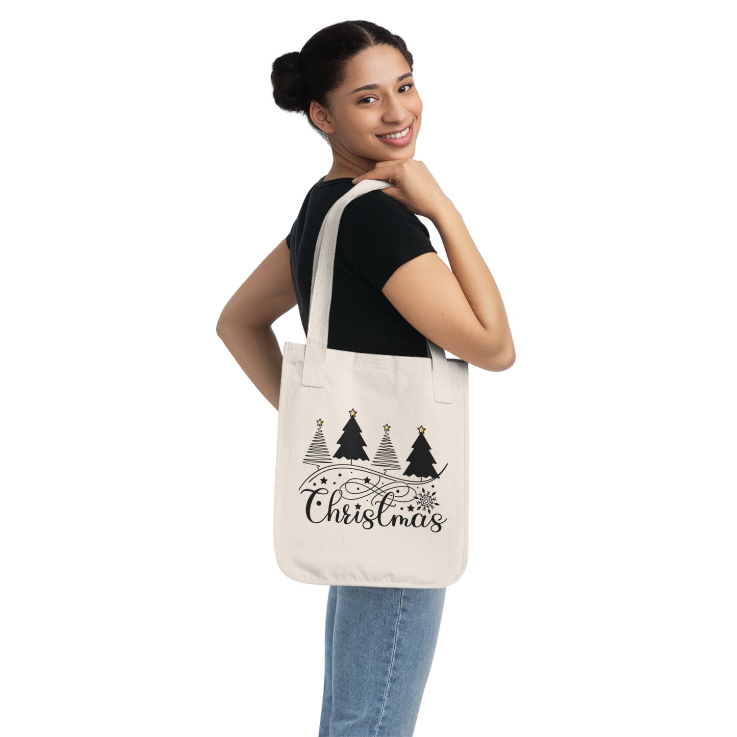 ~Christmas~ Christmas Organic Canvas Tote Bag