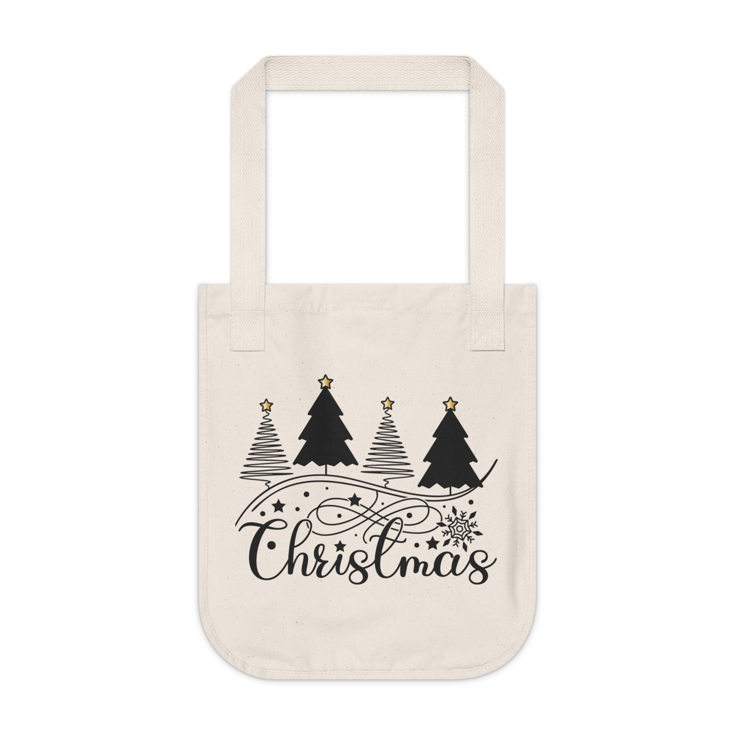~Christmas~ Christmas Organic Canvas Tote Bag