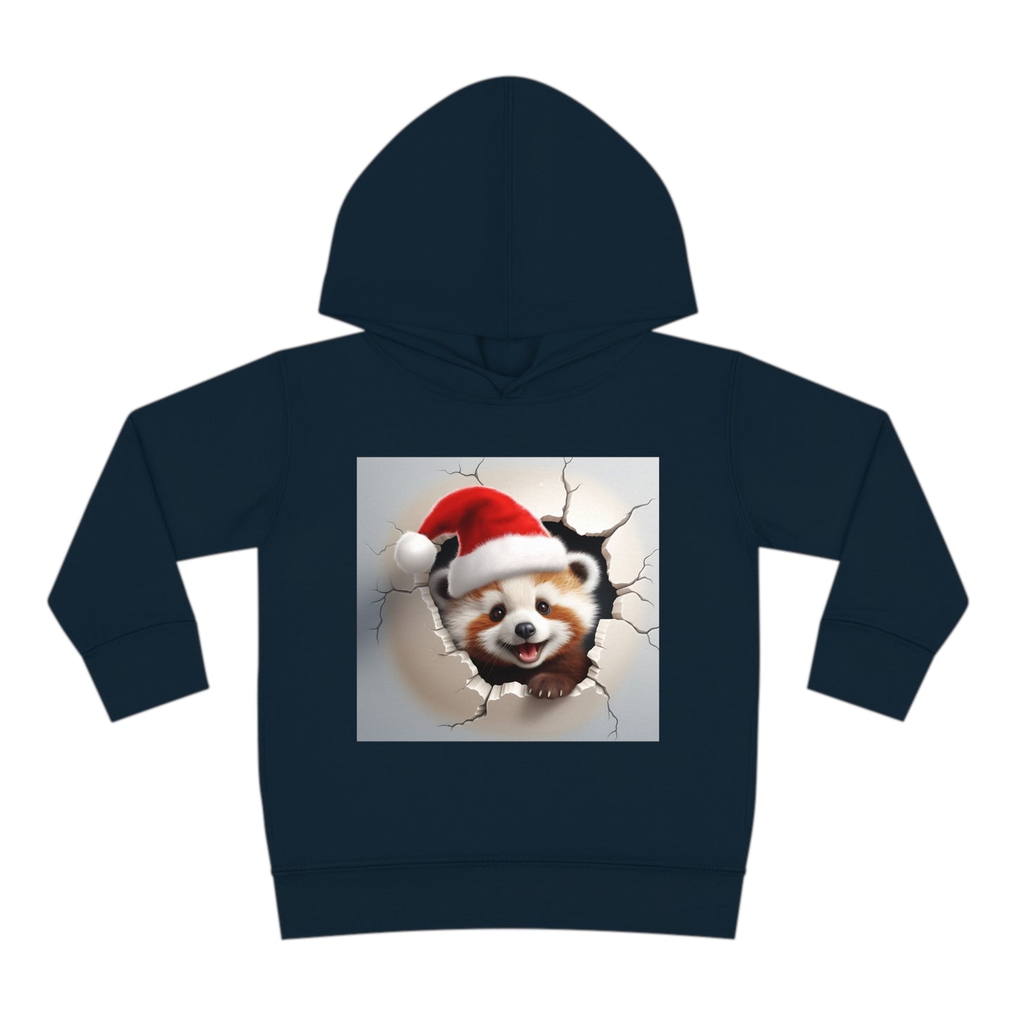 ~Baby Red Panda~ 3D Christmas Toddler Pullover Fleece Hoodie by Rabbit Skins