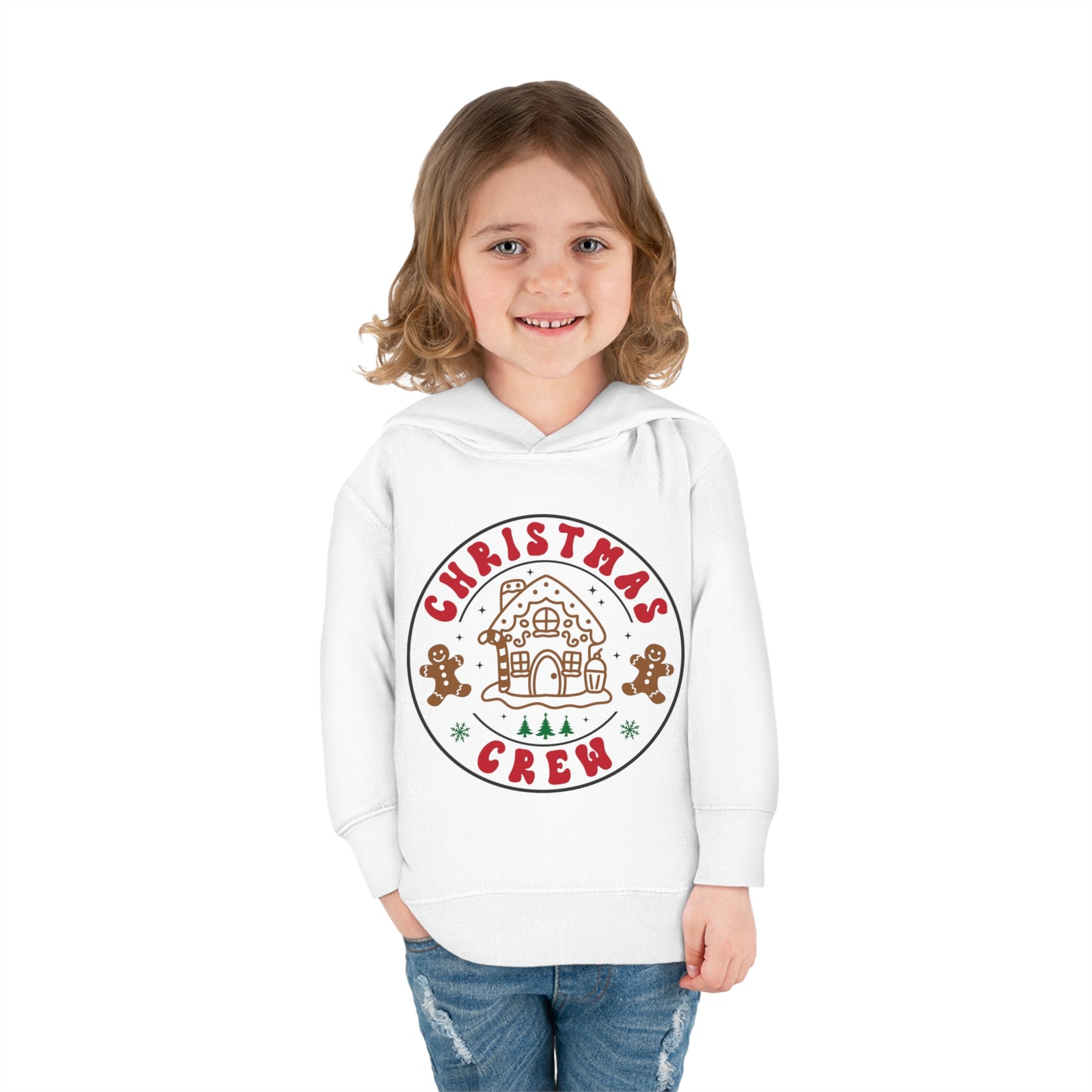 ~Christmas Crew~ Christmas Toddler Pullover Fleece Hoodie by Rabbit Skins