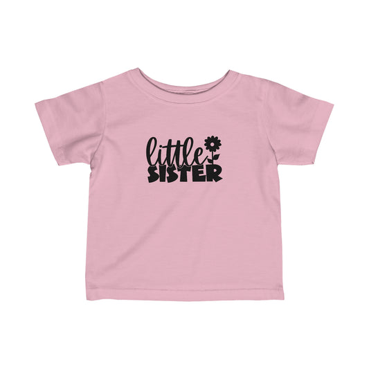 Little Brother or Sister Infant Jersey Tee