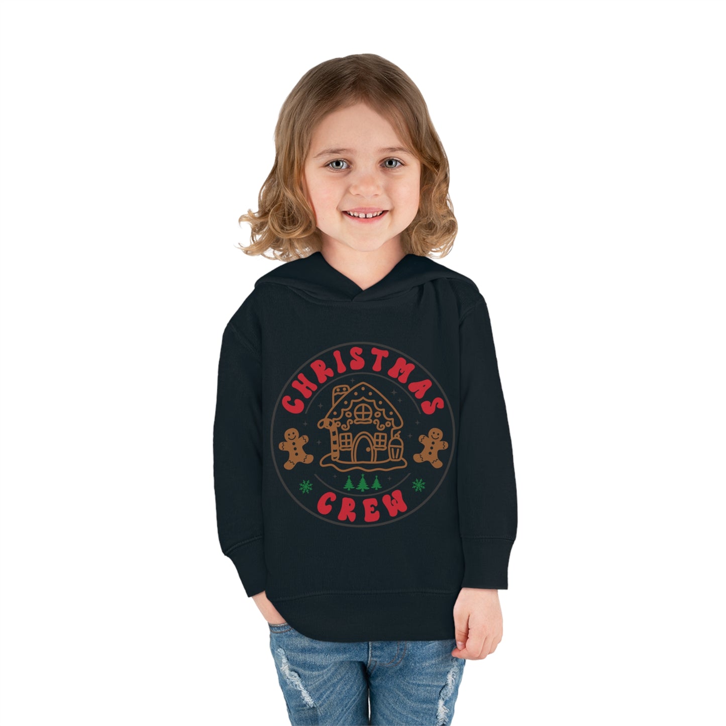 ~Christmas Crew~ Christmas Toddler Pullover Fleece Hoodie by Rabbit Skins