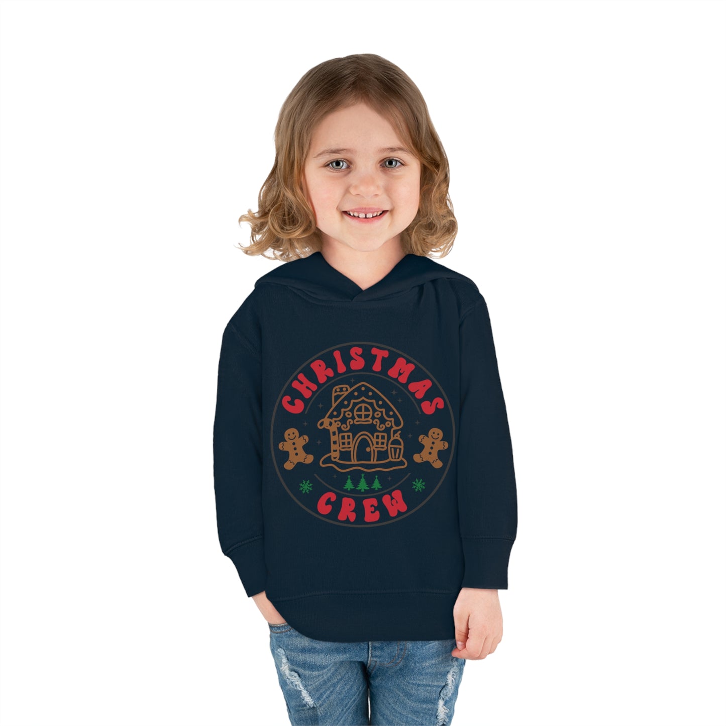 ~Christmas Crew~ Christmas Toddler Pullover Fleece Hoodie by Rabbit Skins