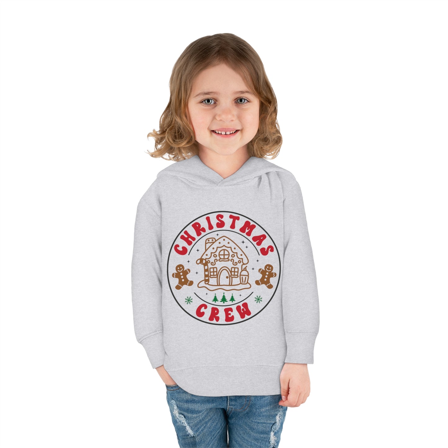 ~Christmas Crew~ Christmas Toddler Pullover Fleece Hoodie by Rabbit Skins