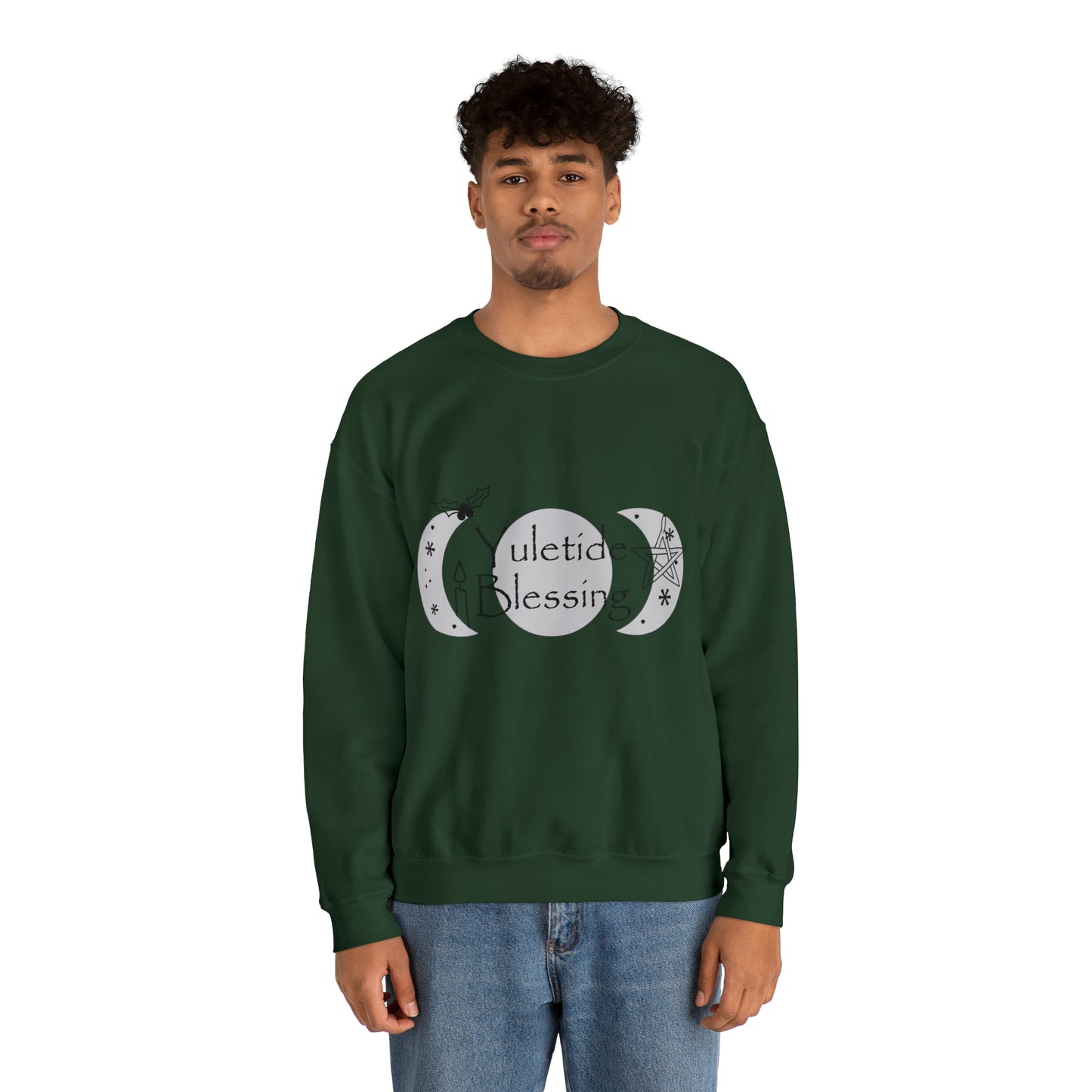 ~Yuletide Blessing~ Unisex Heavy Blend™ Crewneck Sweatshirt