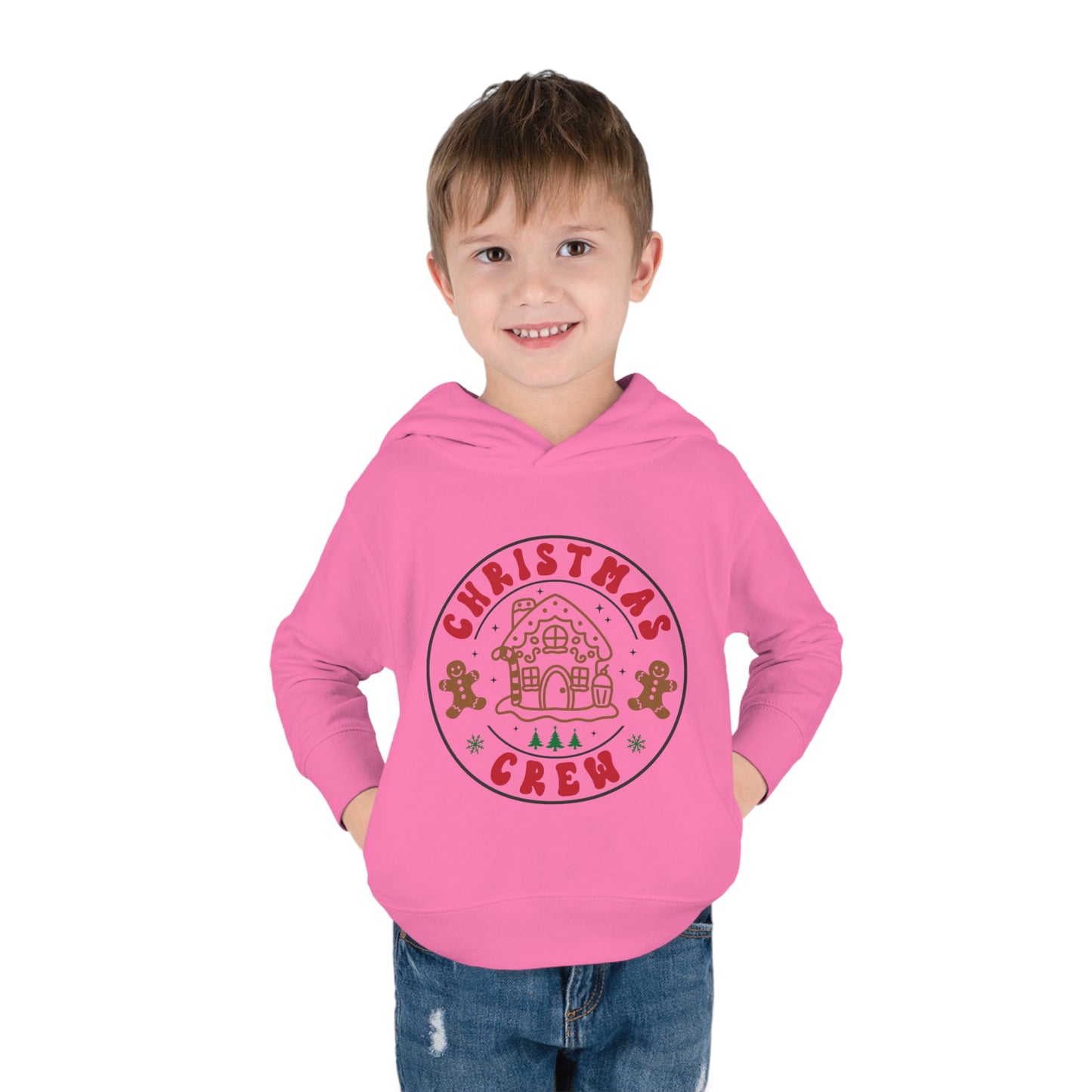 ~Christmas Crew~ Christmas Toddler Pullover Fleece Hoodie by Rabbit Skins